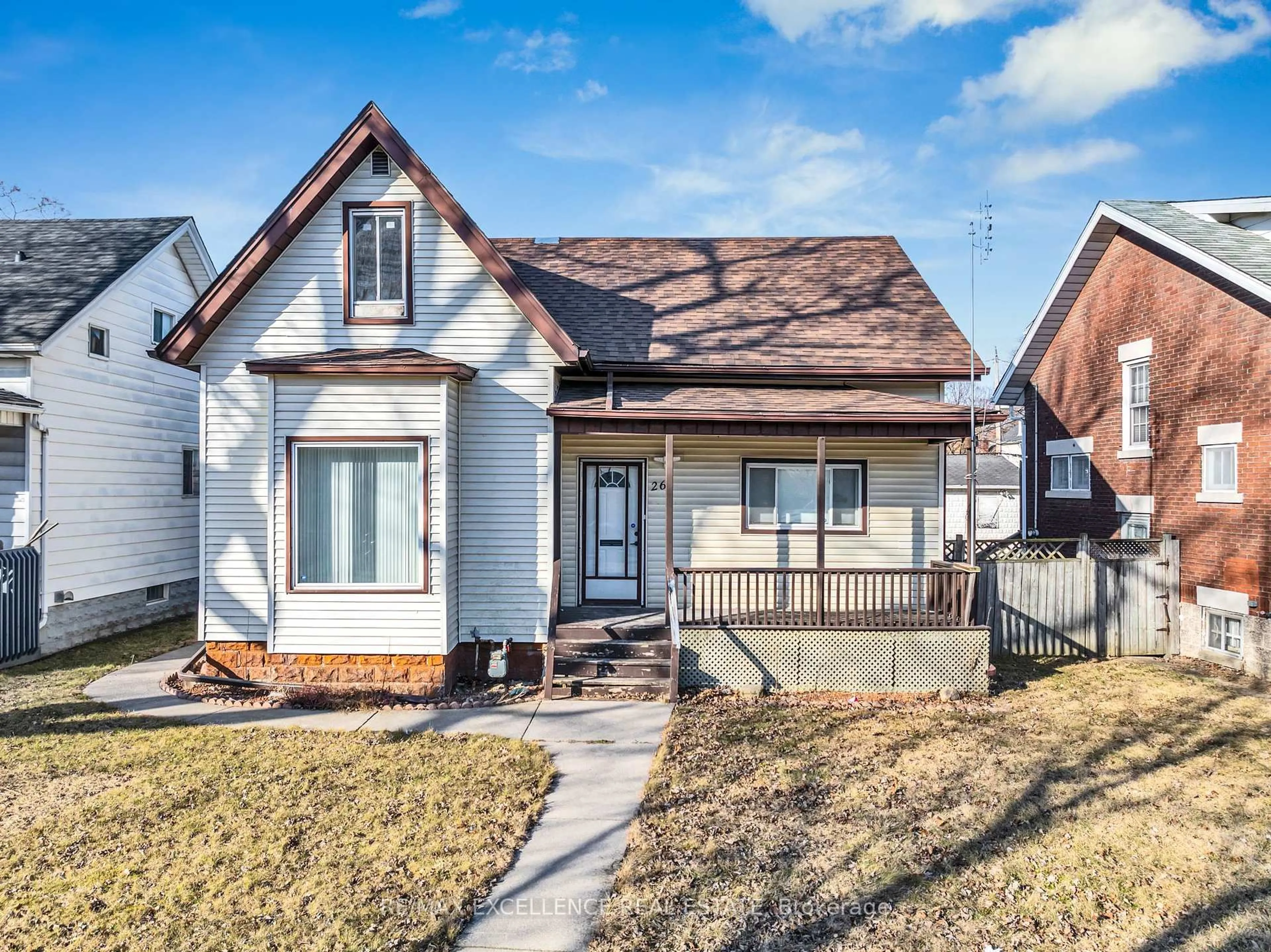 Home with brick exterior material, street for 261 Cameron Ave, Windsor Ontario N9B 1Y5