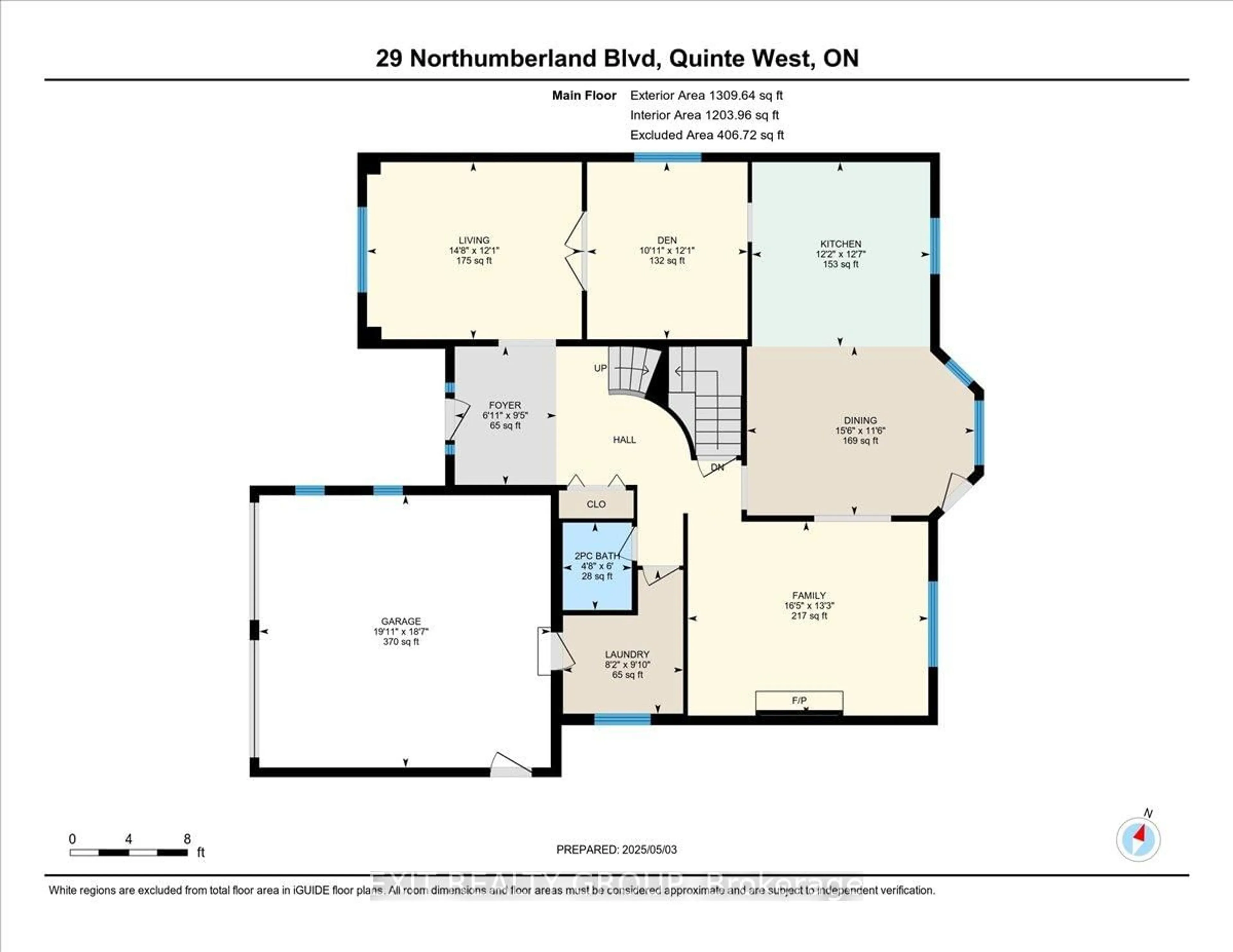 Floor plan for 29 Northumberland Blvd, Quinte West Ontario K8V 6L6
