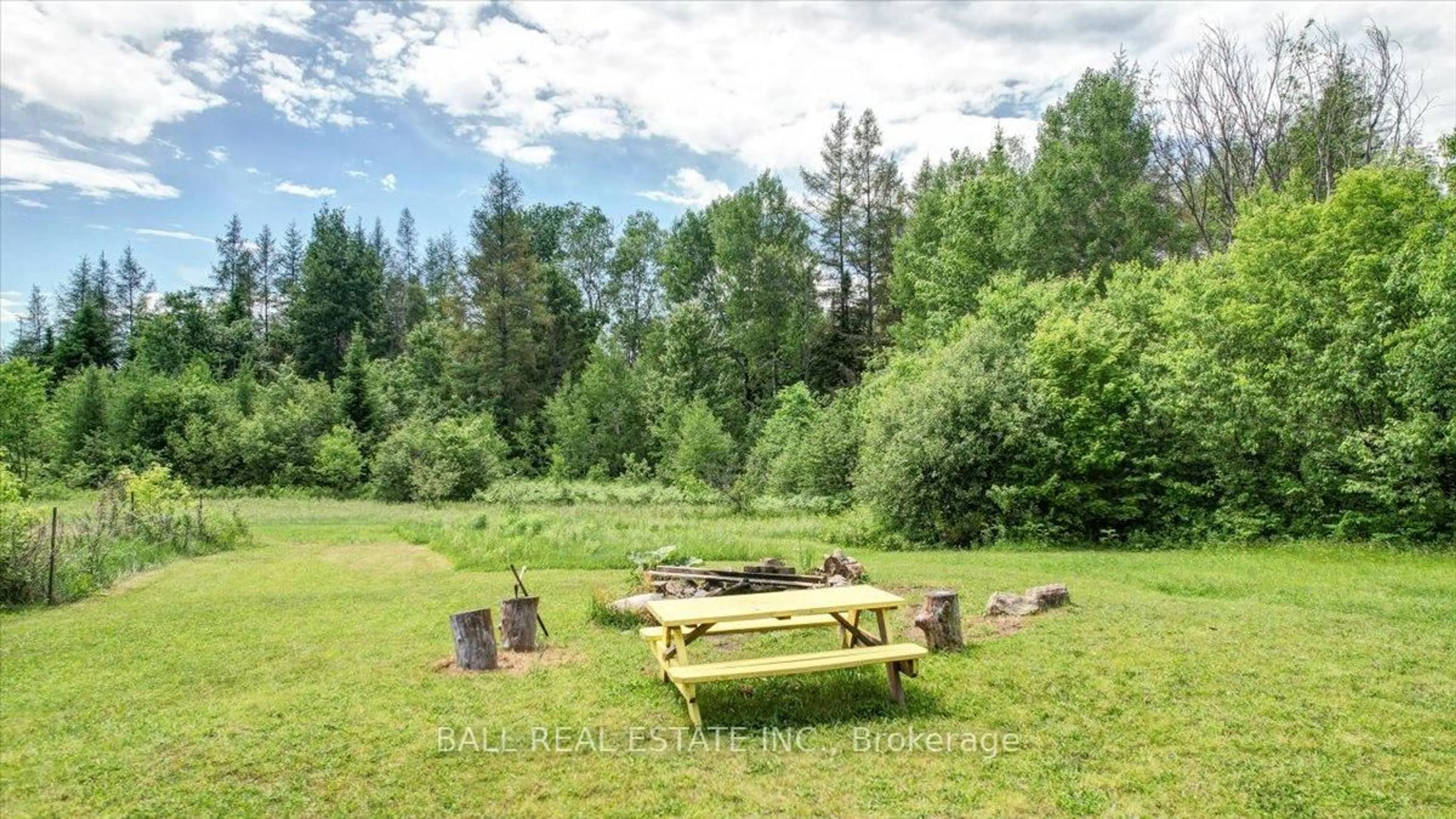 Patio, forest/trees view for 384 Scott Line Rd, Maynooth Ontario K0L 2S0