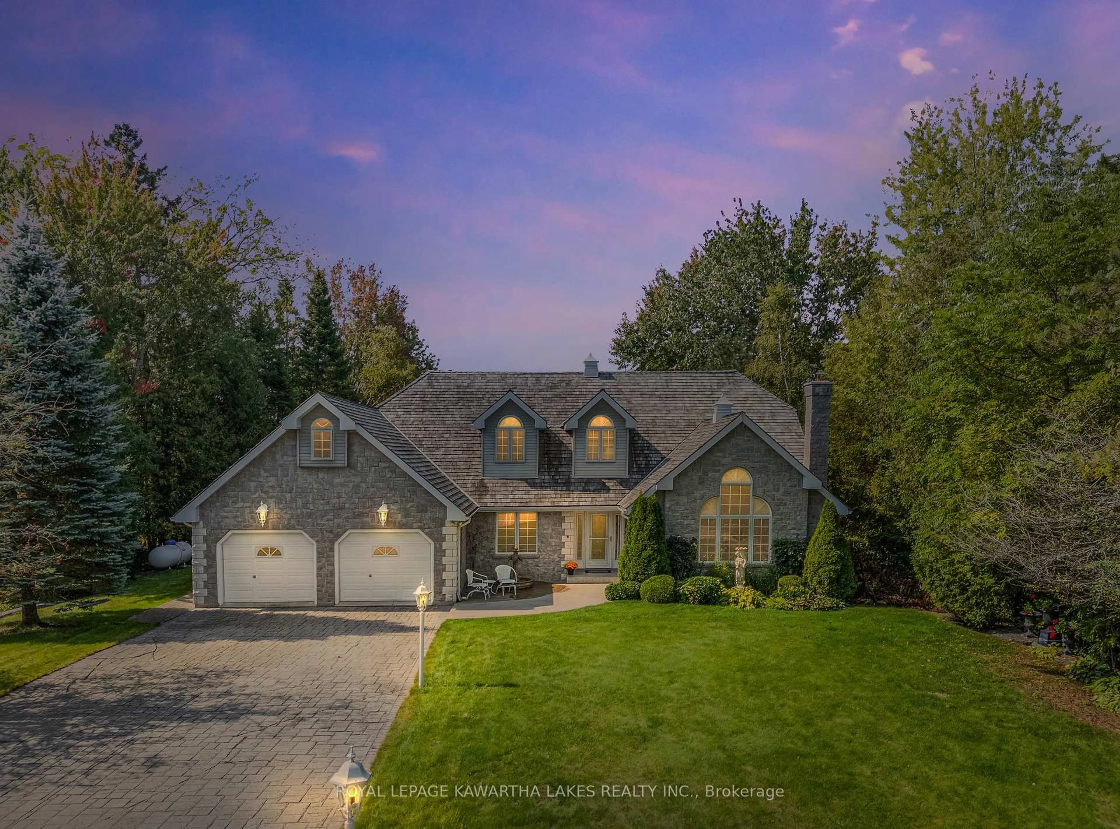 A pic from outside/outdoor area/front of a property/back of a property/a pic from drone, street for 4 Sturgeon Glen Rd, Kawartha Lakes Ontario K0M 1N0