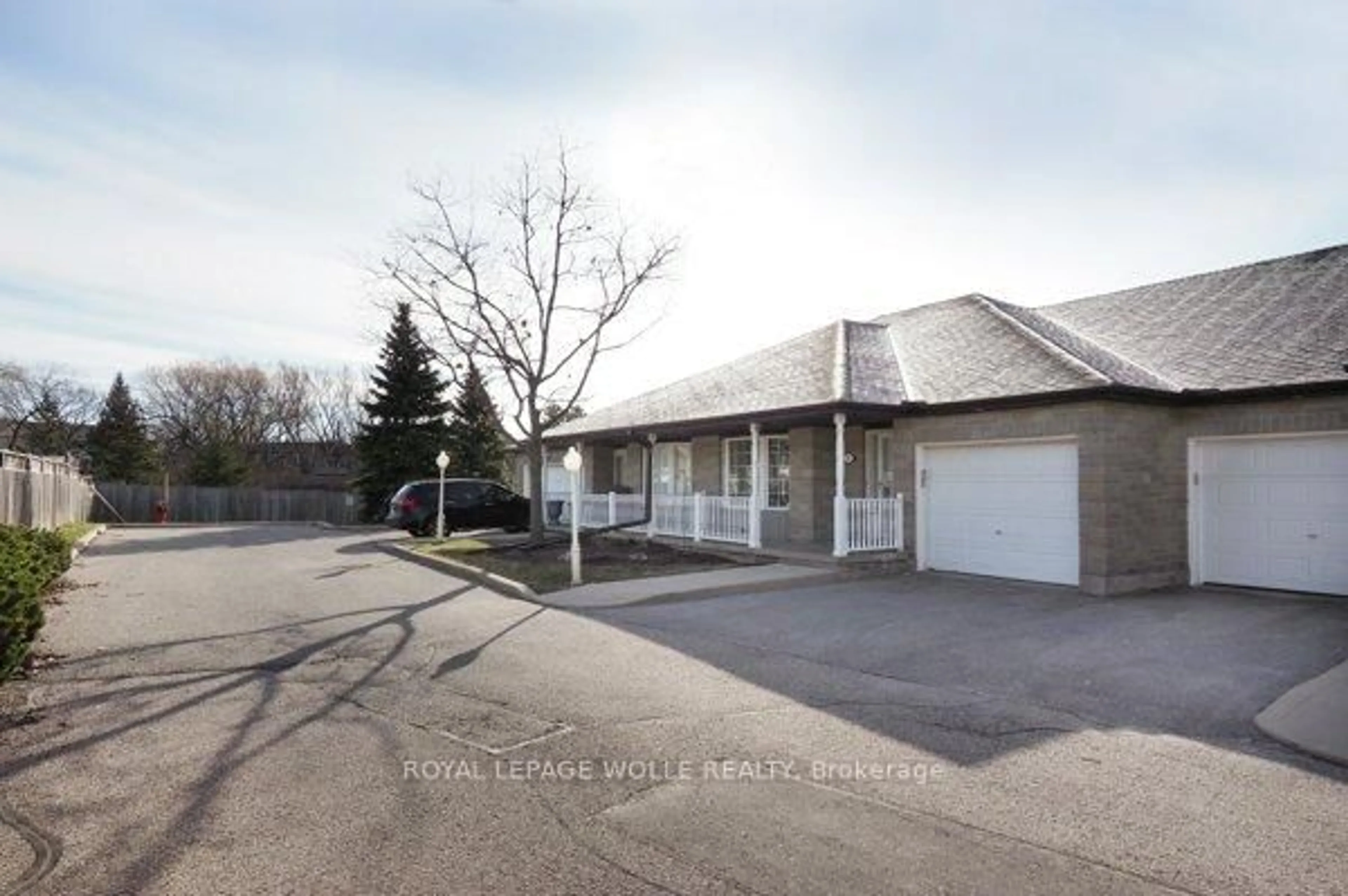 A pic from outside/outdoor area/front of a property/back of a property/a pic from drone, street for 25 Bankside Dr ##15, Kitchener Ontario N2N 3M6