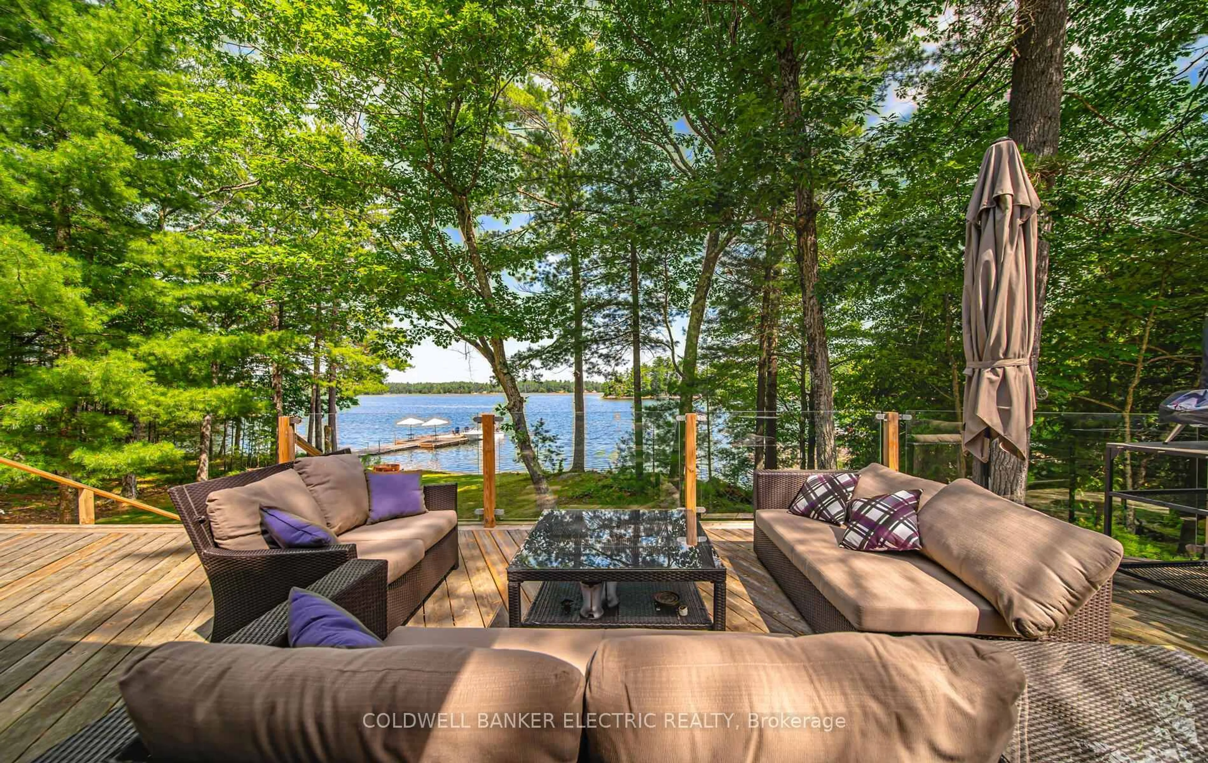 Patio, water/lake/river/ocean view for 2528 Fire Rte 85 N/A, Havelock-Belmont-Methuen Ontario K0L 1A0
