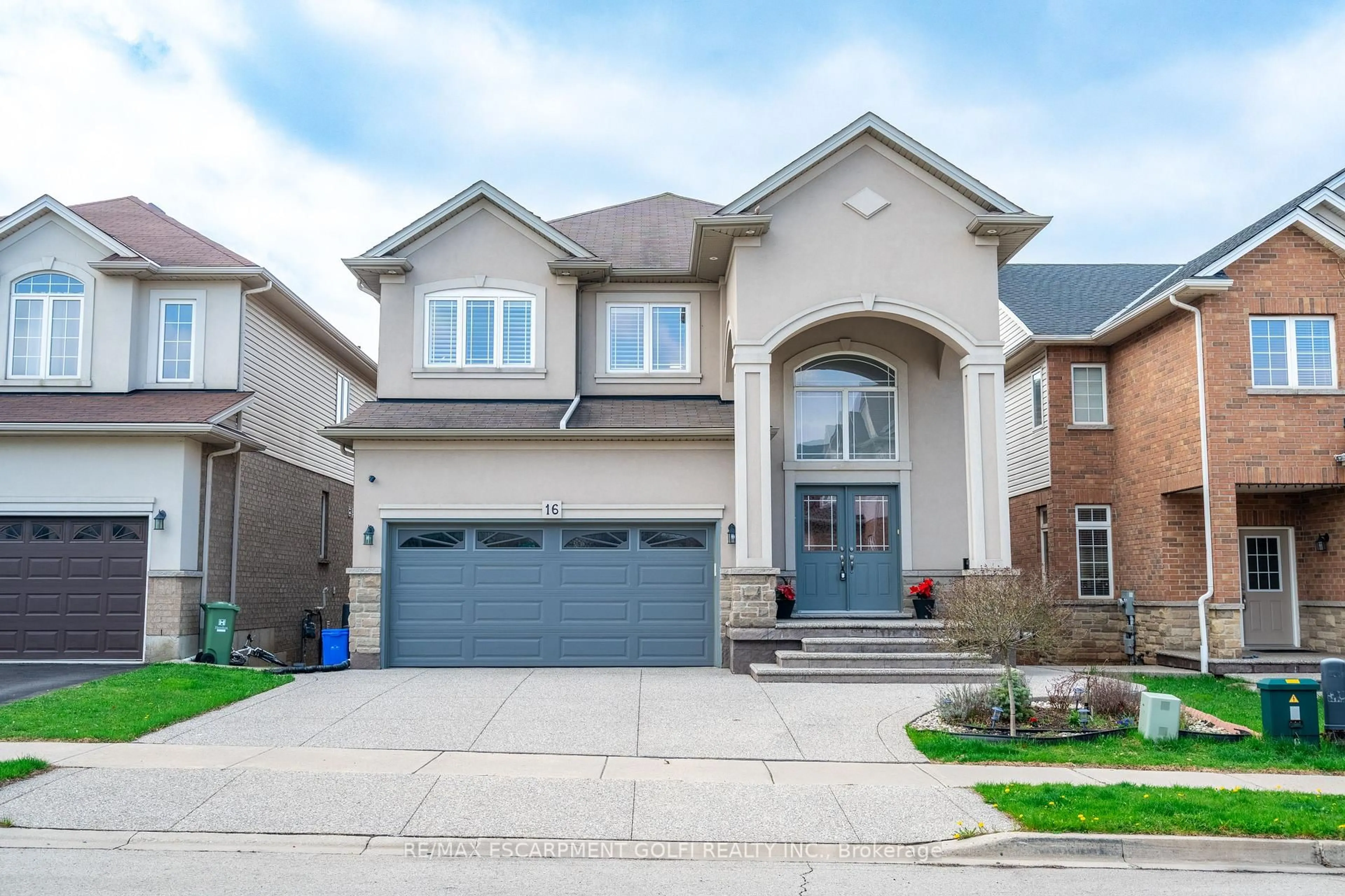 Home with brick exterior material, street for 16 Edgehill Dr, Hamilton Ontario L9B 0B1