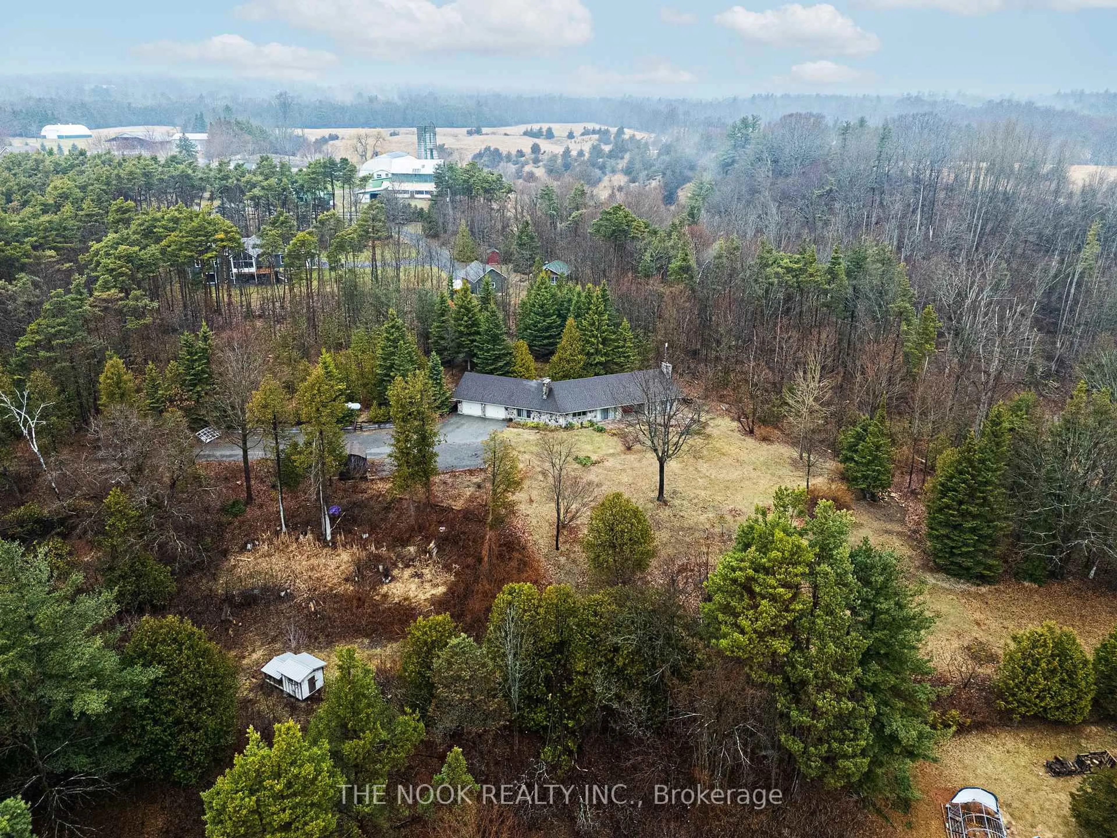 A pic from outside/outdoor area/front of a property/back of a property/a pic from drone, forest/trees view for 41 Hillview Rd, Brighton Ontario K0K 1H0