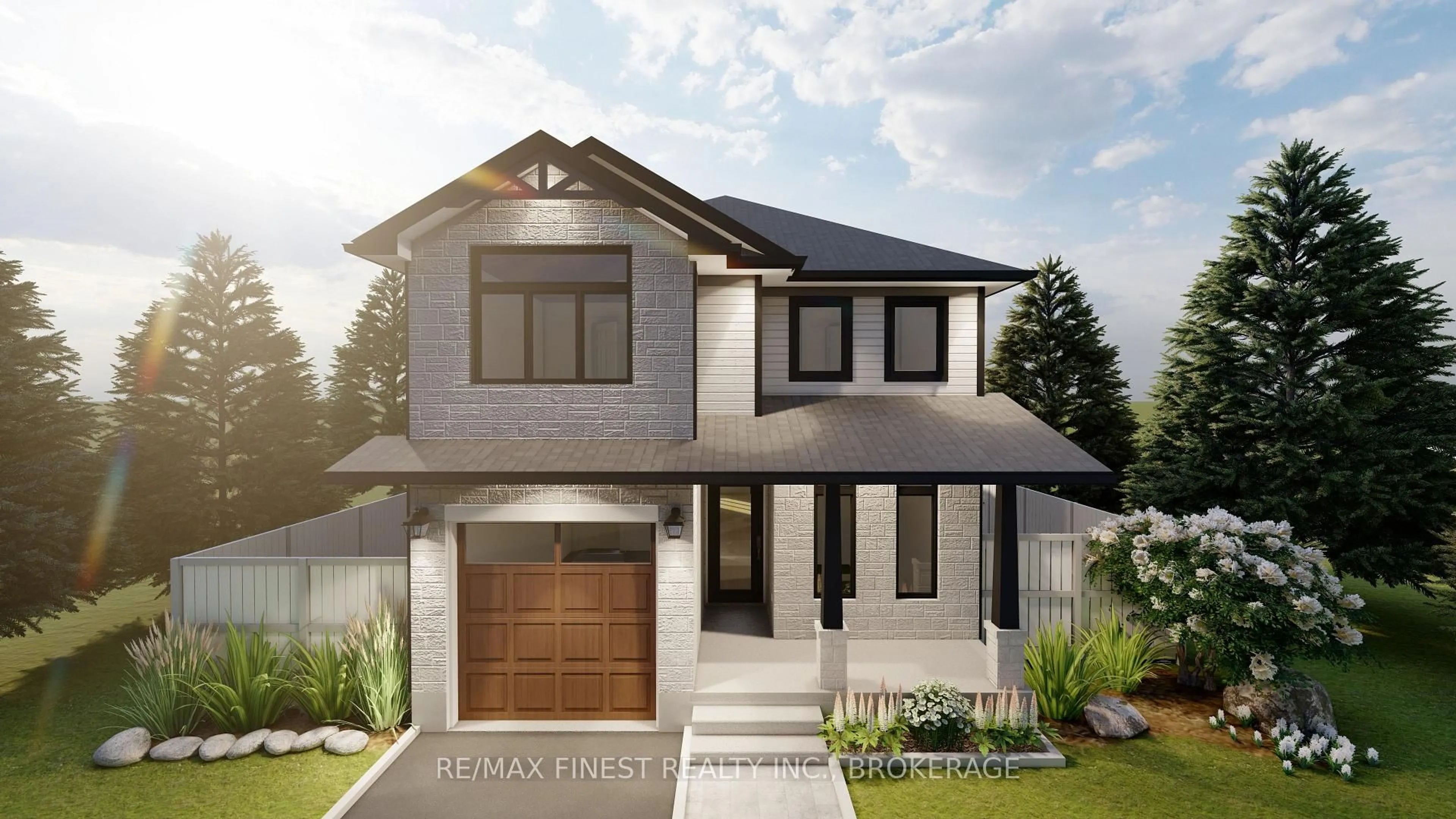 Home with brick exterior material, street for 1328 Turnbull Way #LOT E32, Kingston Ontario K7P 0T3