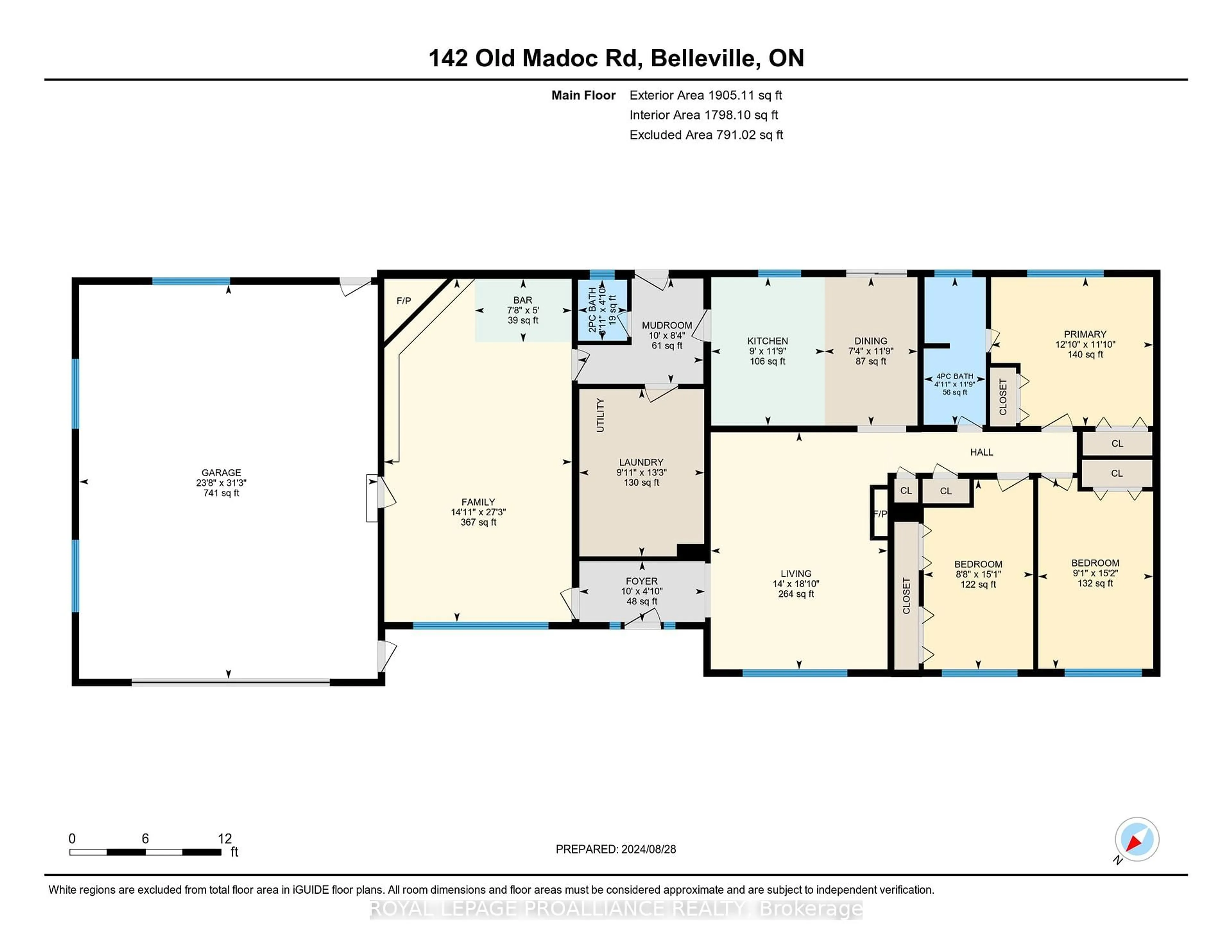 Floor plan for 142 Old Madoc Rd, Quinte West Ontario K0K 2B0