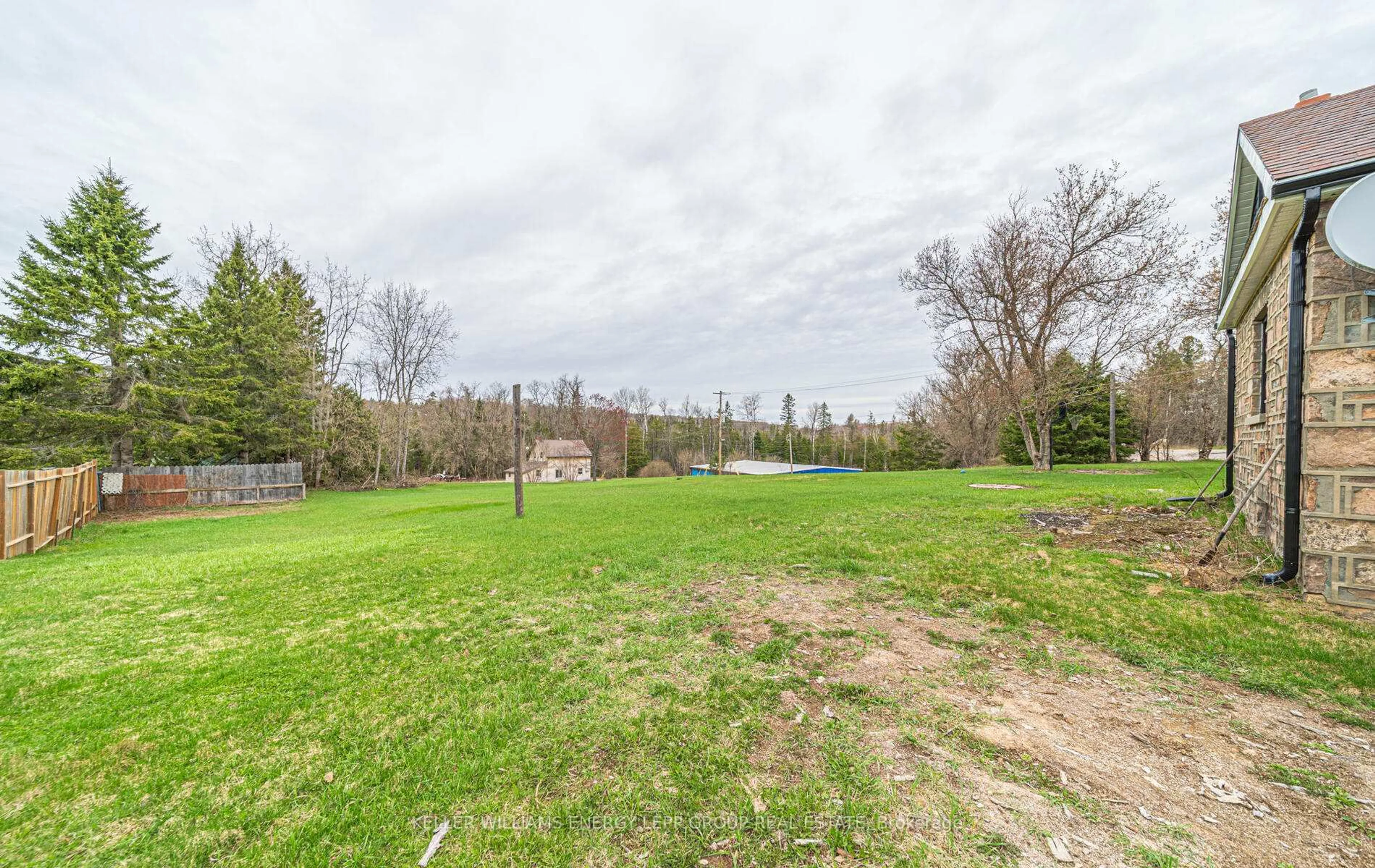 A pic from outside/outdoor area/front of a property/back of a property/a pic from drone, water/lake/river/ocean view for 5466 Highway 620 N/A, Coe Hill Ontario K0L 1P0
