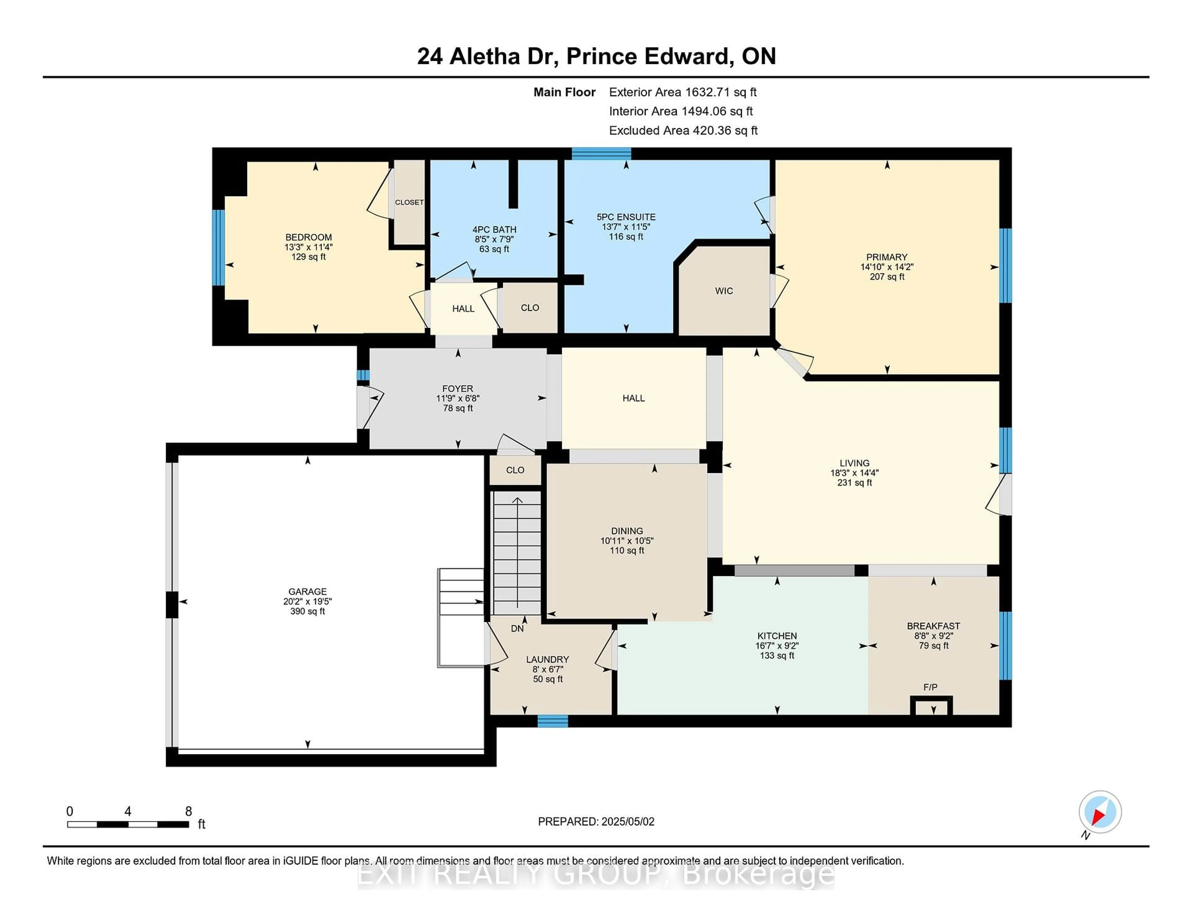 Floor plan for 24 ALETHA Dr, Prince Edward County Ontario K0K 3L0