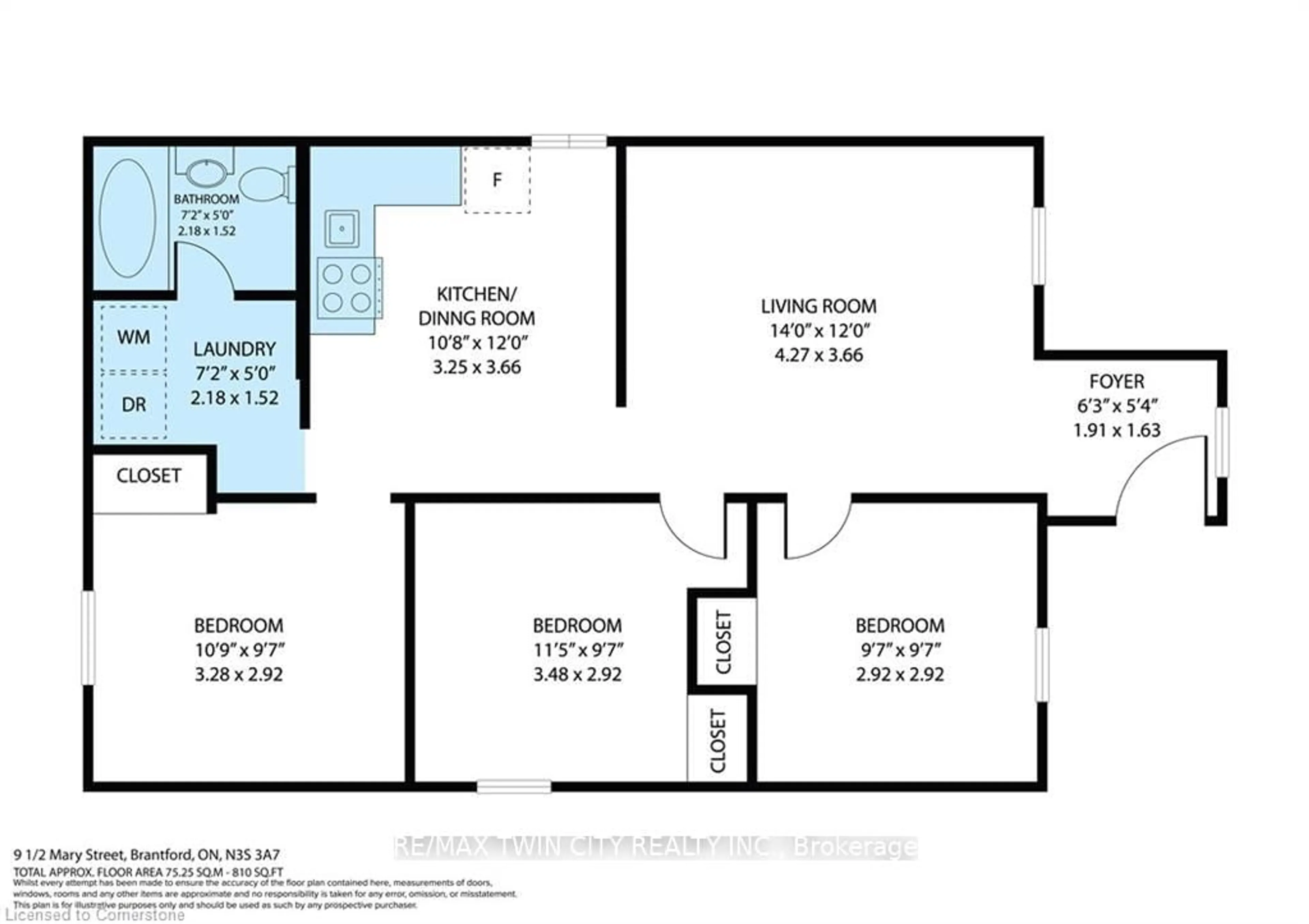 Floor plan for 9 Mary St, Brant Ontario N3S 3A7