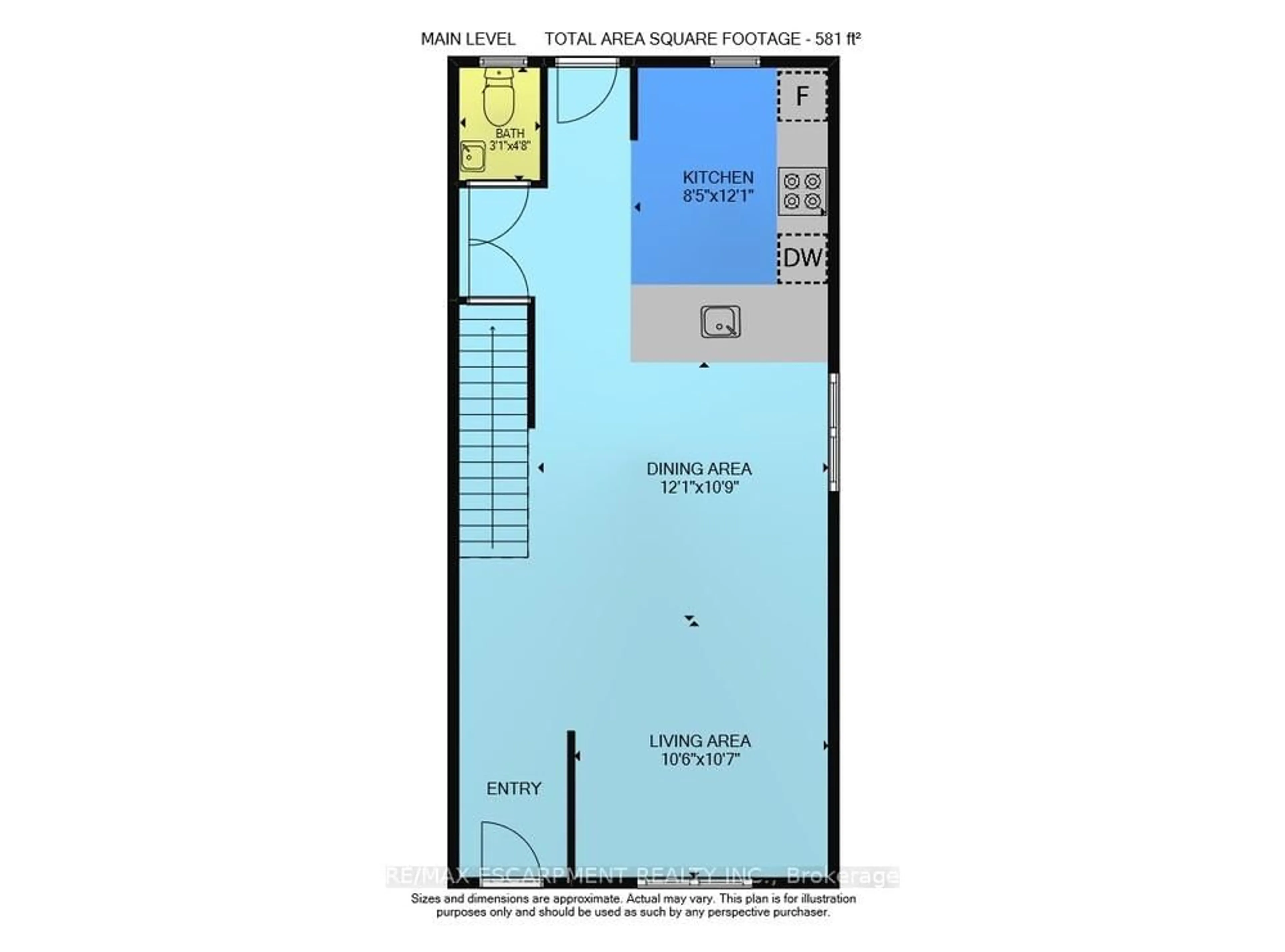 Floor plan for 236 Bold St, Hamilton Ontario L8P 1V8