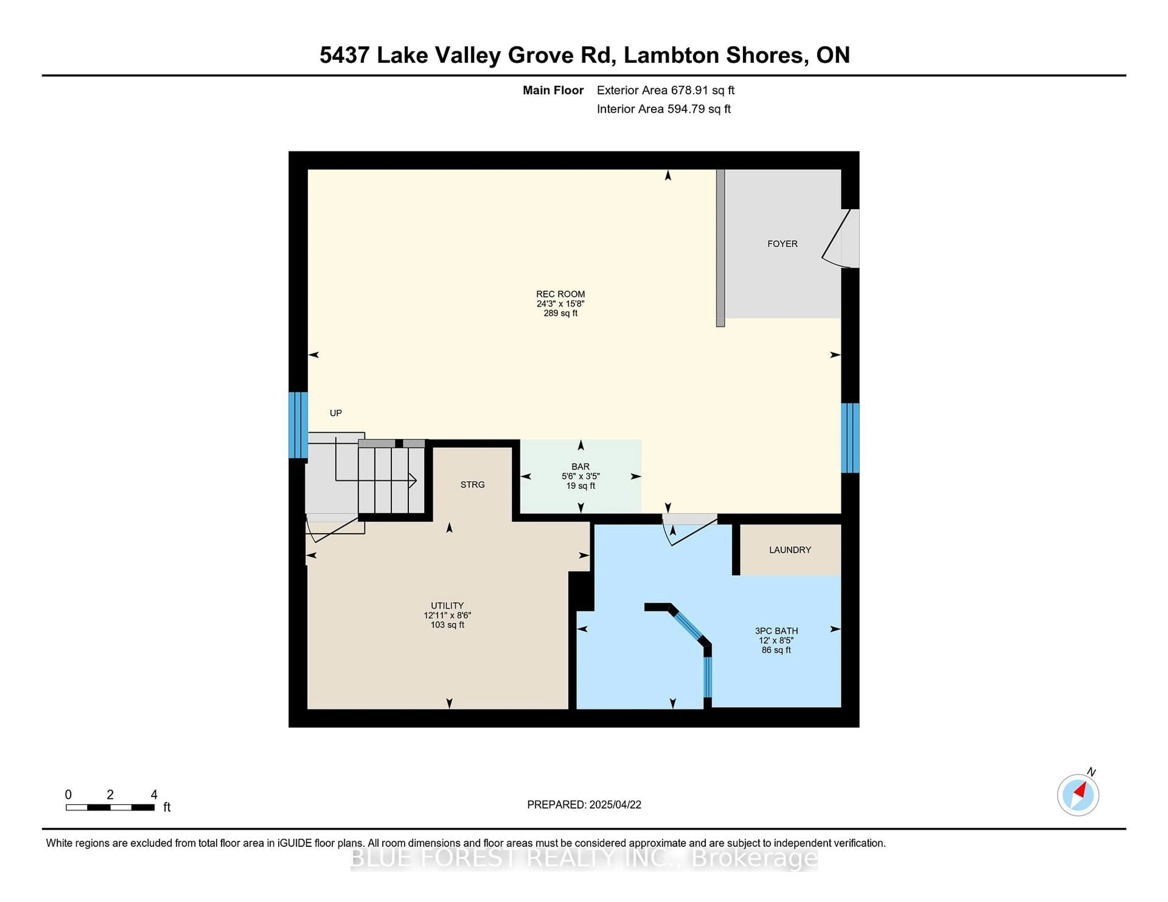 Floor plan for 5437 Lake Valley Grove Rd, Lambton Shores Ontario N0N 1J7