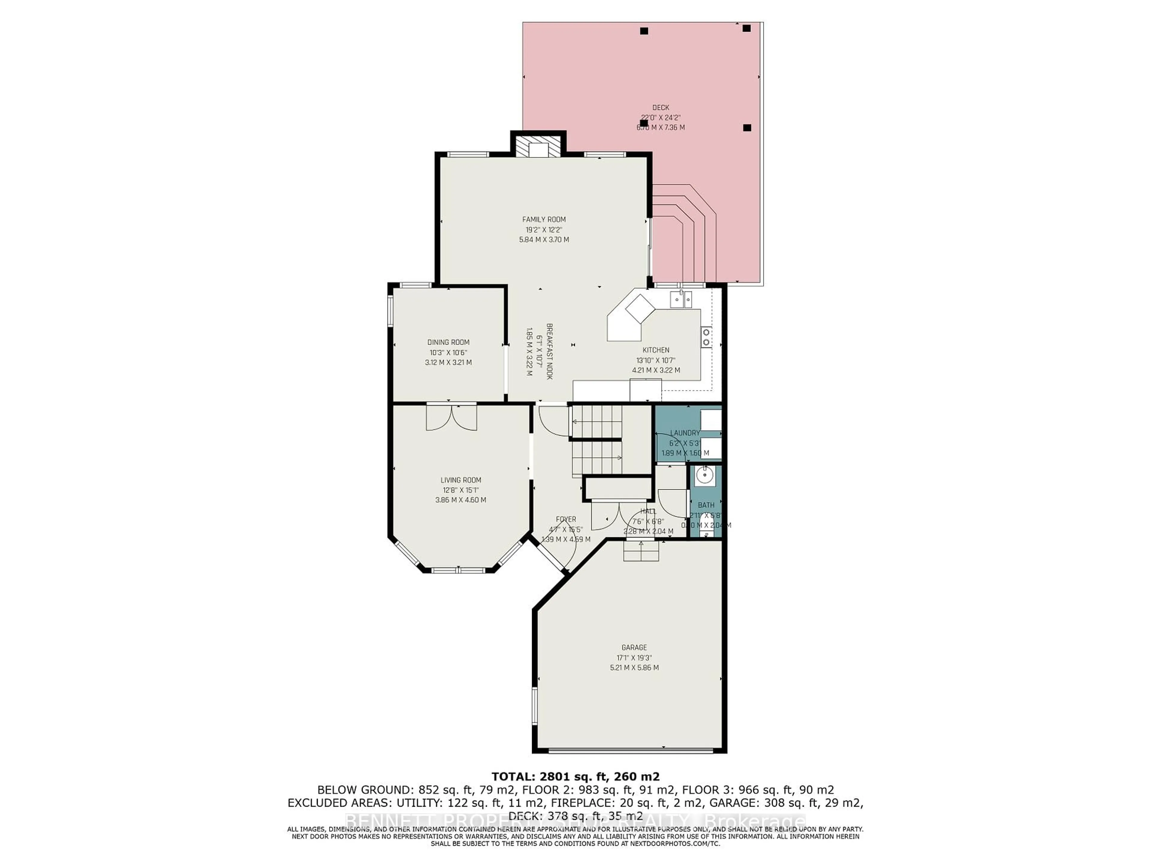Floor plan for 42 Steggall Cres, Stittsville Ontario K2S 1S4