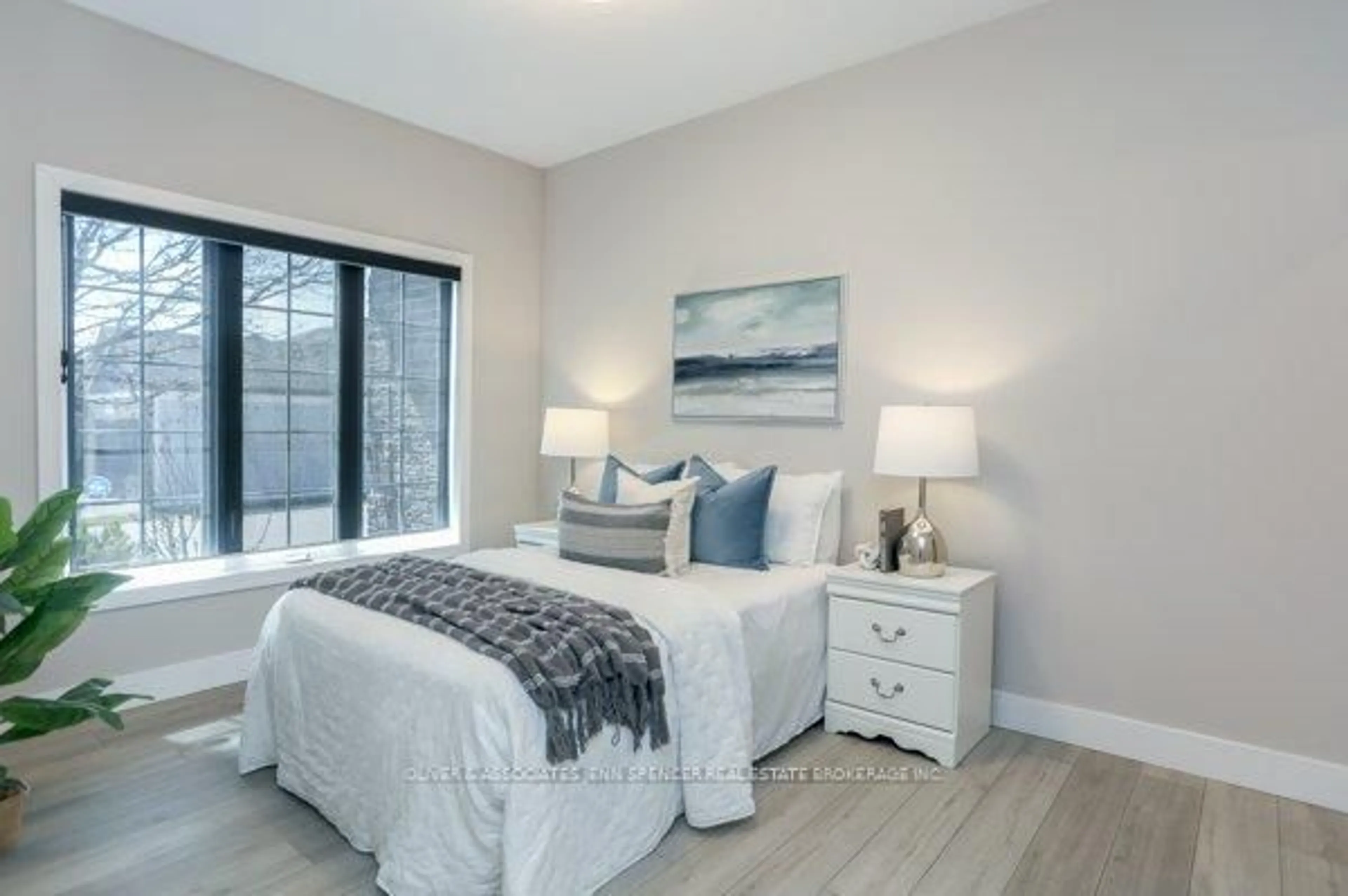 Bedroom with bed, unknown for 500 Sunnystone Rd #34, London North Ontario N5X 4R4