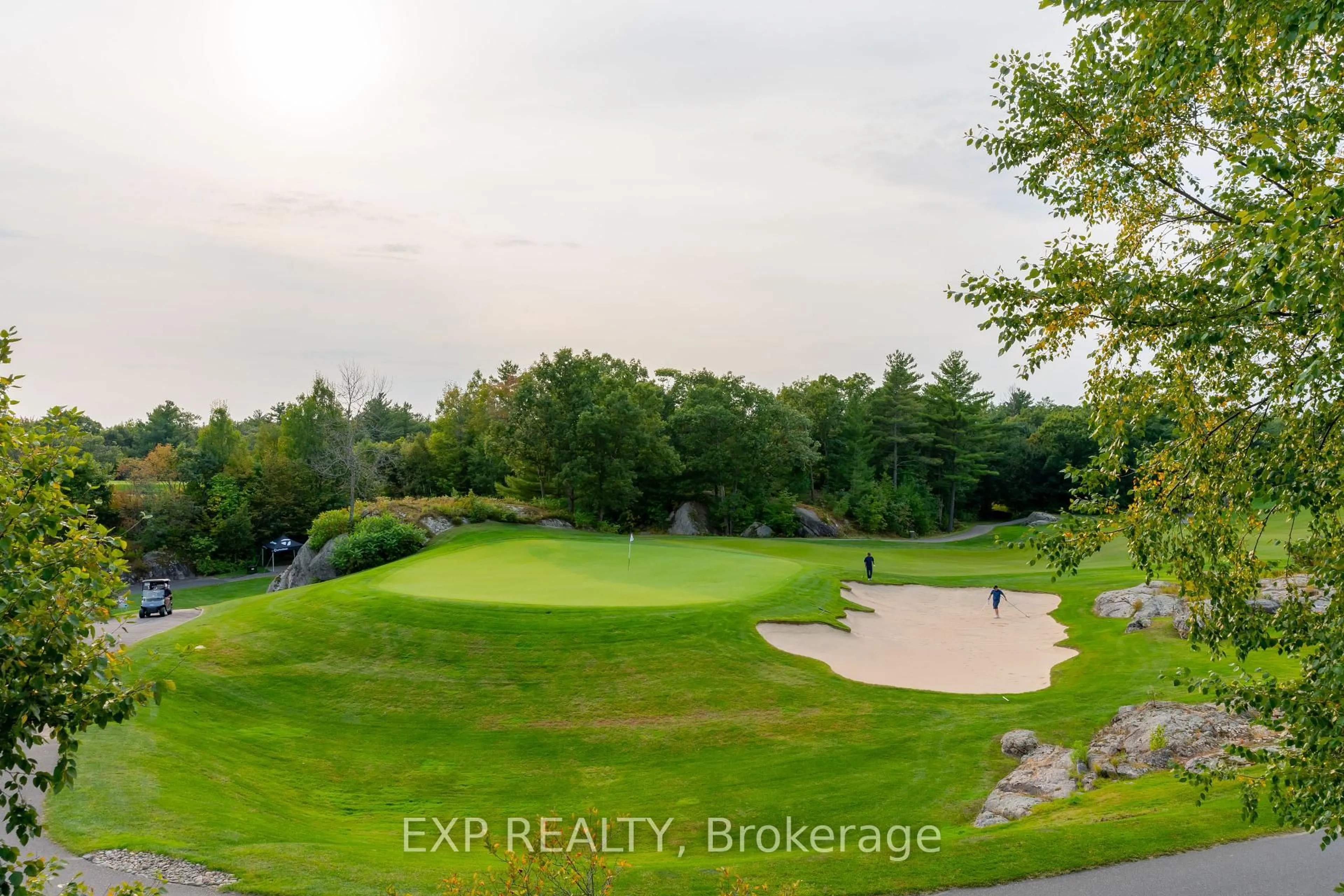 A pic from outside/outdoor area/front of a property/back of a property/a pic from drone, water/lake/river/ocean view for 120 Carrick Tr #102, Gravenhurst Ontario P1P 0B6