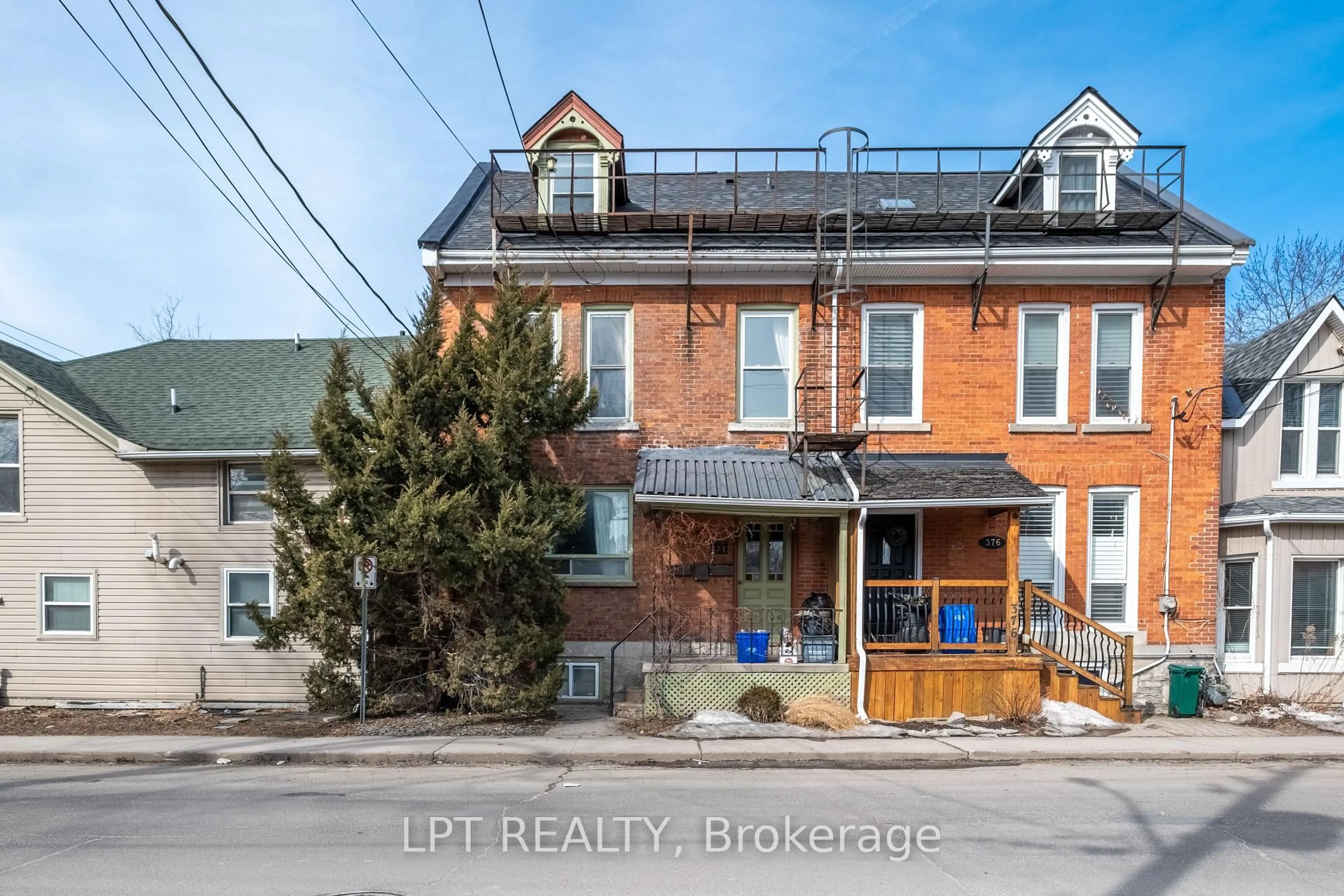Home with brick exterior material, street for 374 Barrie St, Kingston Ontario K7K 3T4