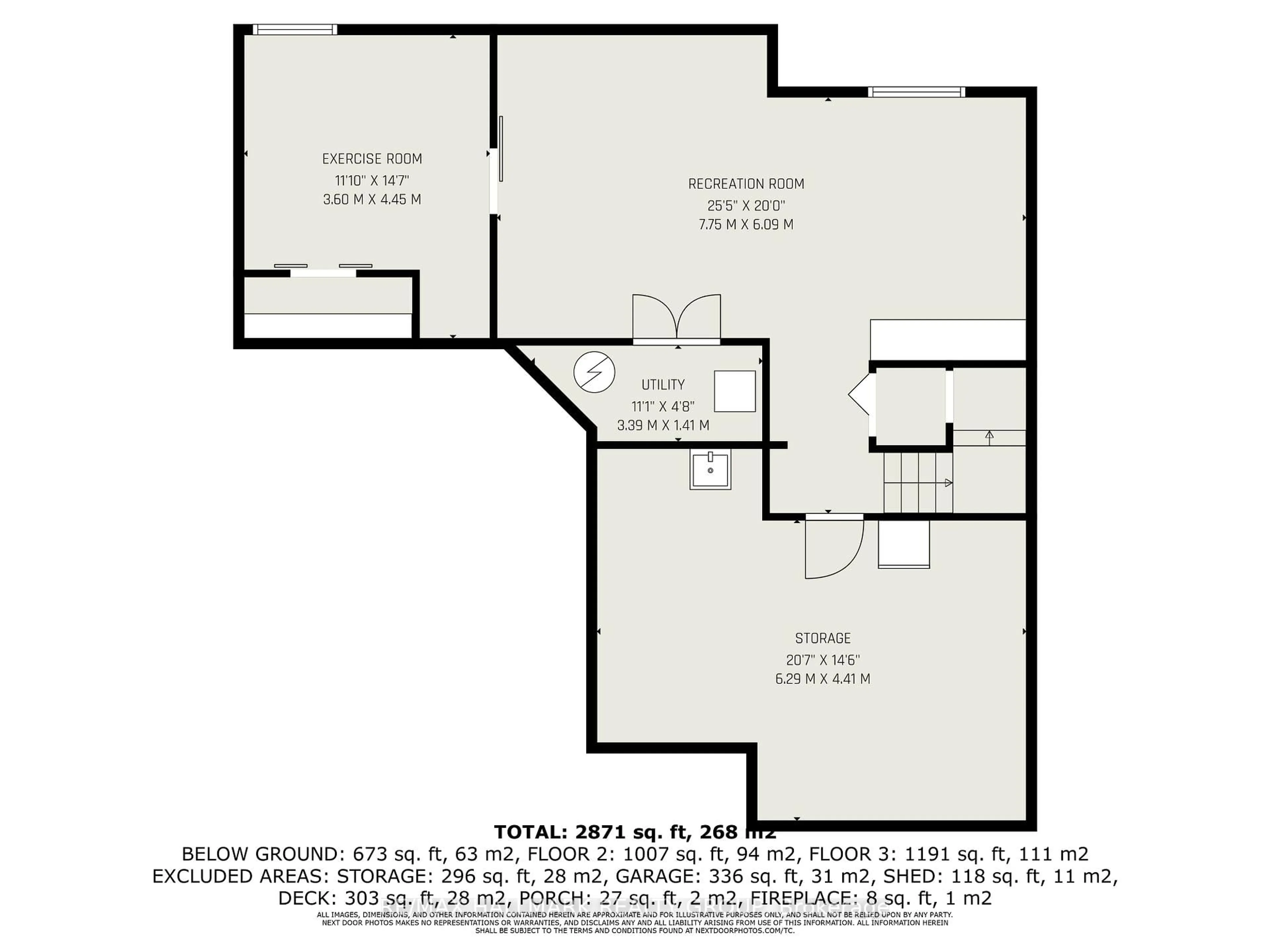 Floor plan for 19 Westwinds Pl, Barrhaven Ontario K2G 6L1