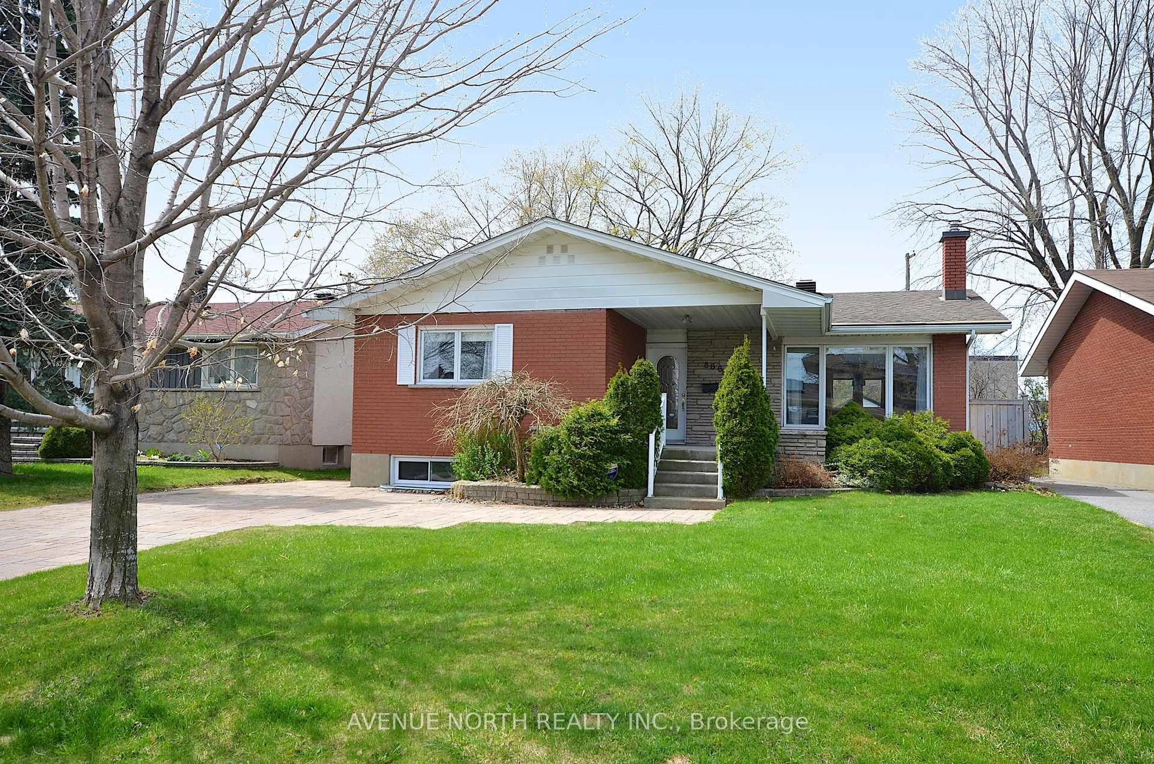 Home with brick exterior material, street for 866 Claude St, Ottawa Ontario K1K 2S6