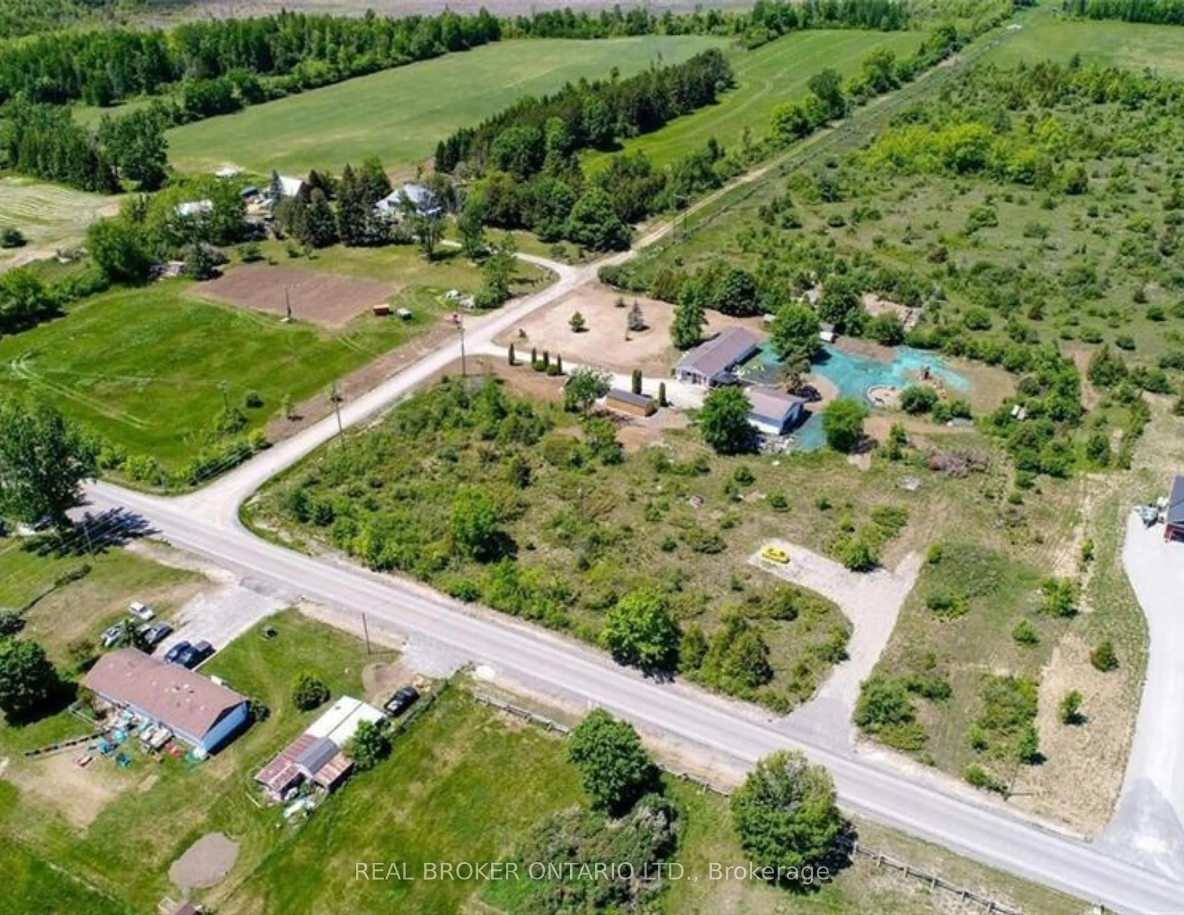A pic from outside/outdoor area/front of a property/back of a property/a pic from drone, street for 00 Rice Rd, Elizabethtown-Kitley Ontario K0G 1G0