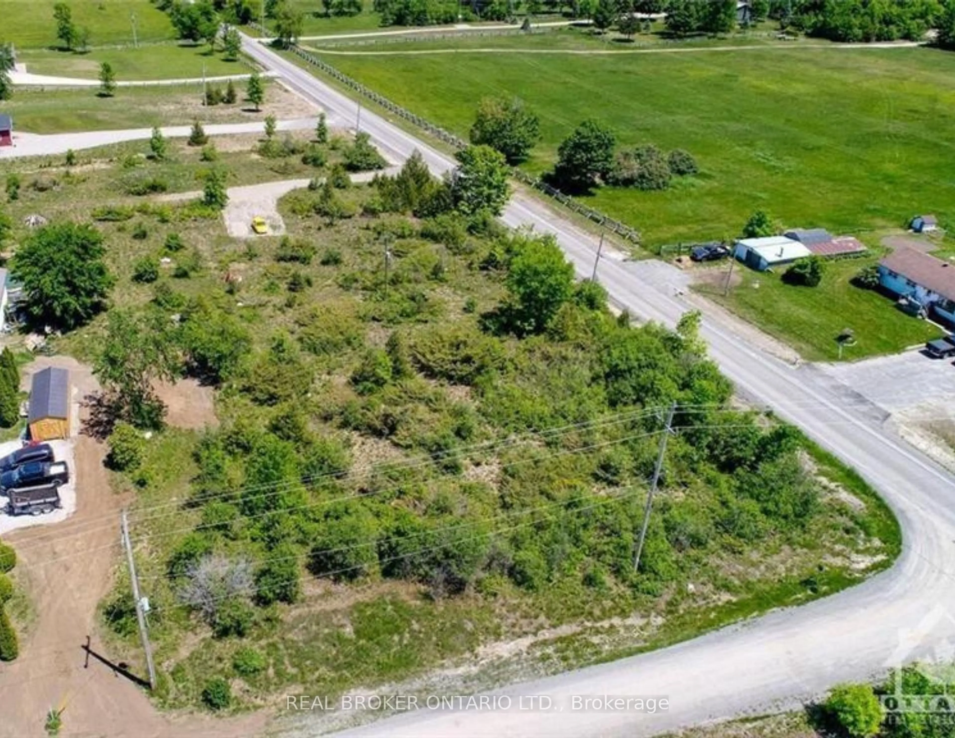 A pic from outside/outdoor area/front of a property/back of a property/a pic from drone, street for 00 Rice Rd, Elizabethtown-Kitley Ontario K0G 1G0