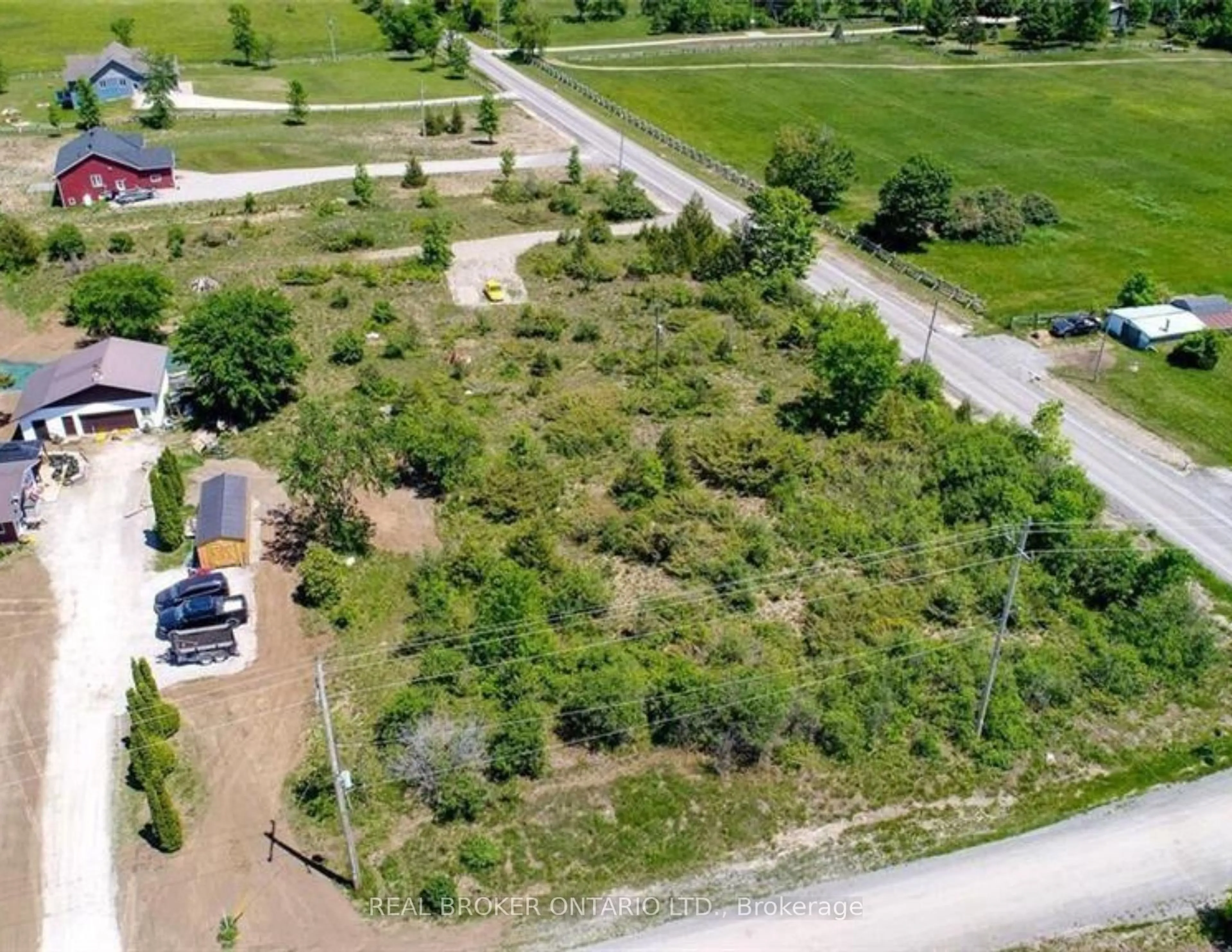 A pic from outside/outdoor area/front of a property/back of a property/a pic from drone, street for 00 Rice Rd, Elizabethtown-Kitley Ontario K0G 1G0