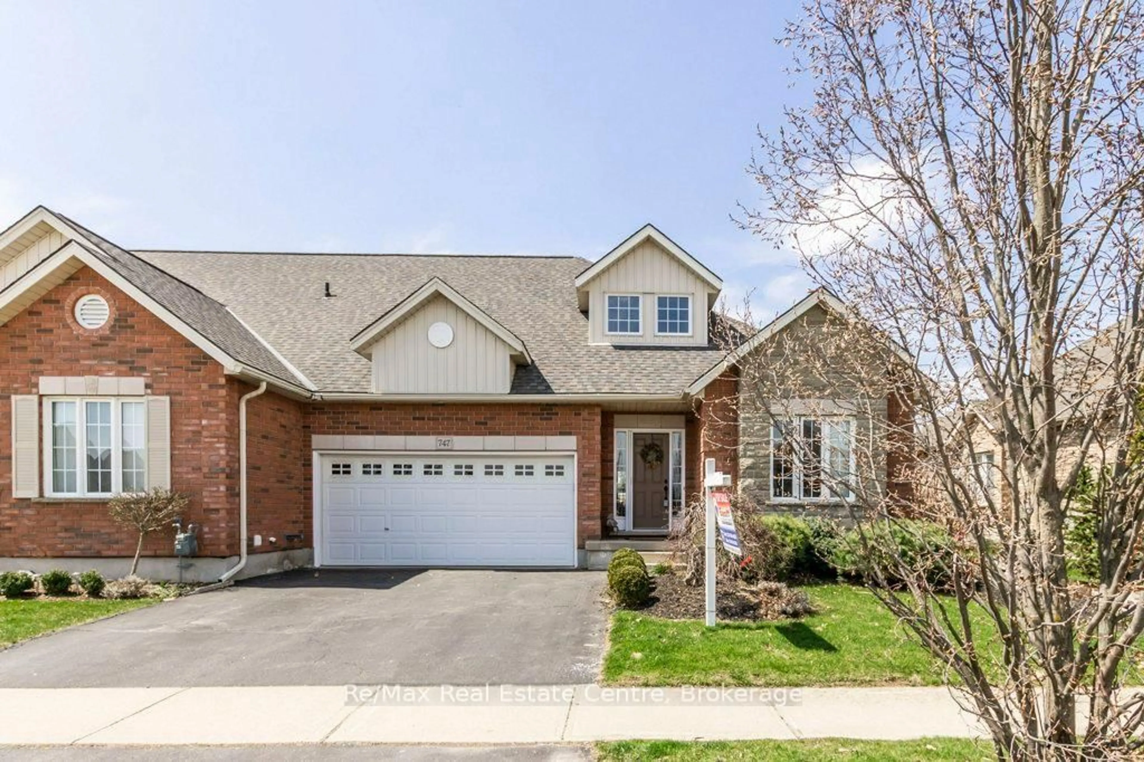 Home with brick exterior material, street for 747 Garden Court Cres, Woodstock Ontario N4T 0A3