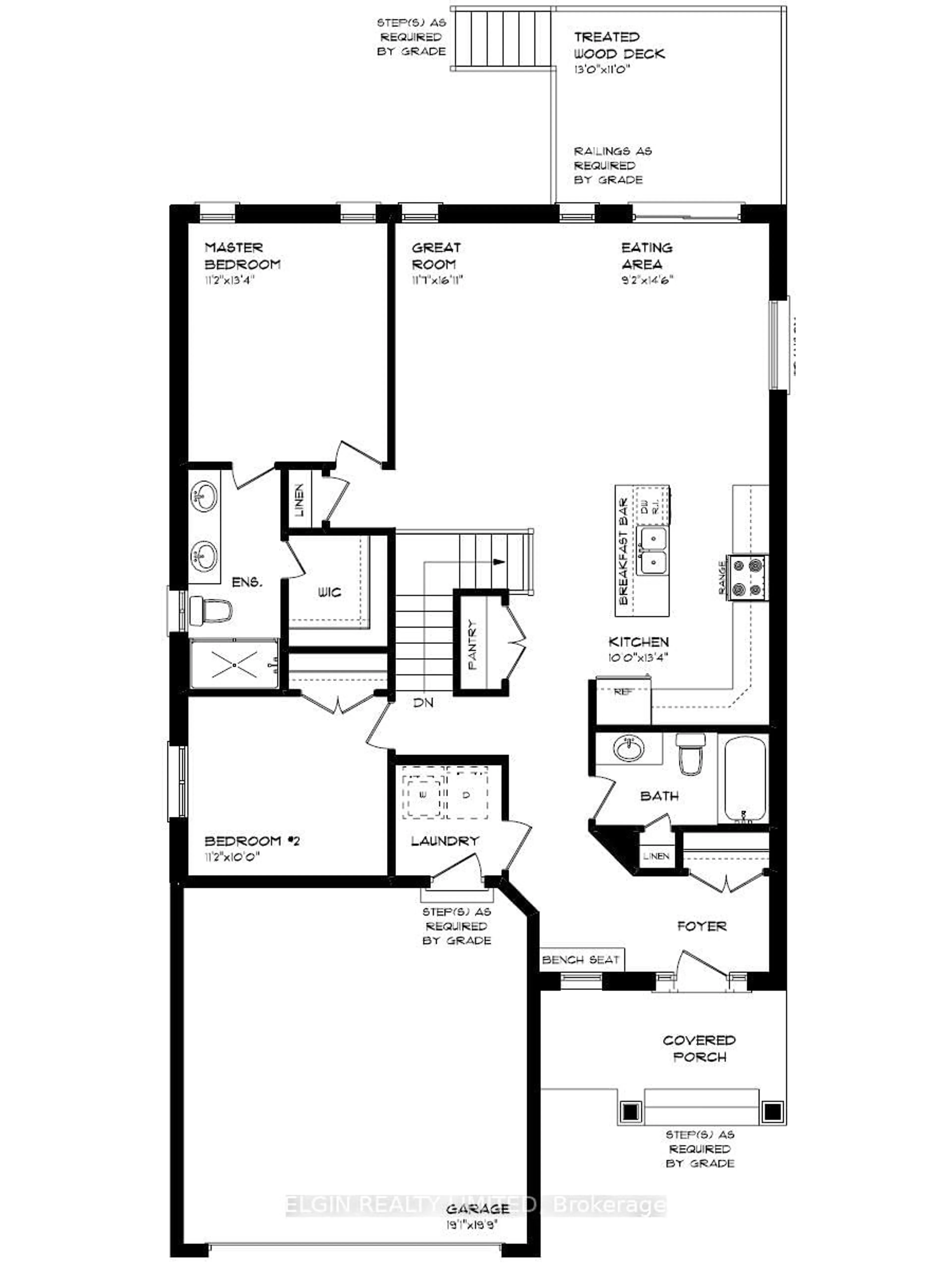 Floor plan for 11 Berardi Cres, South-West Oxford Ontario N0J 1N0