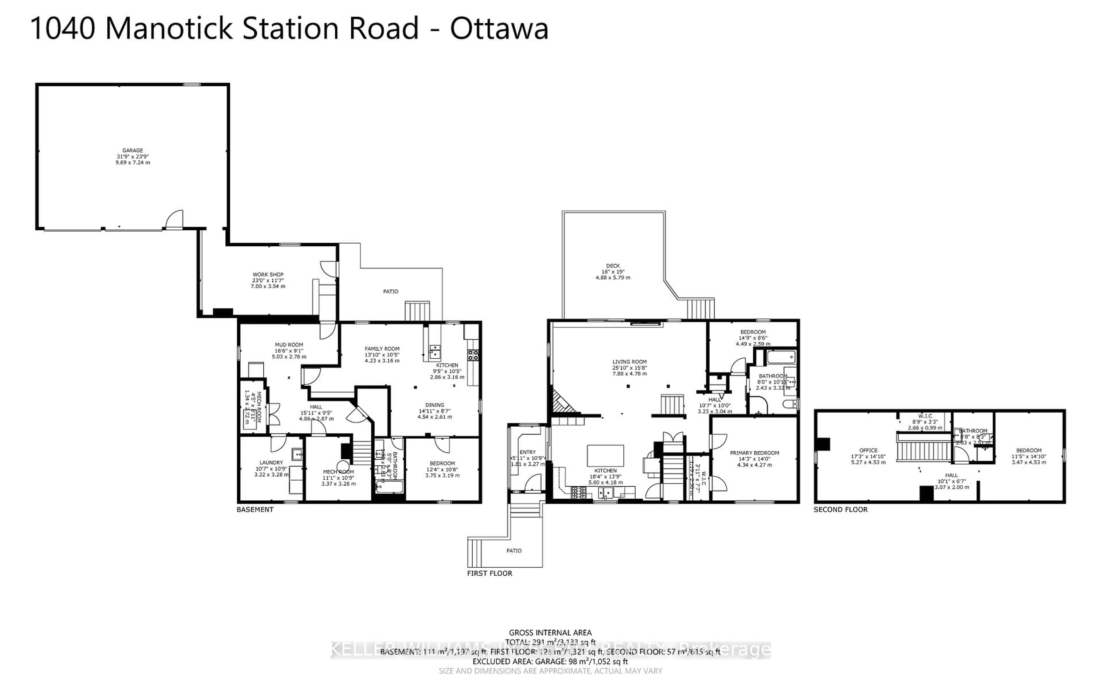 Floor plan for 1040 Manotick Station Rd, Ottawa Ontario K4M 0V2