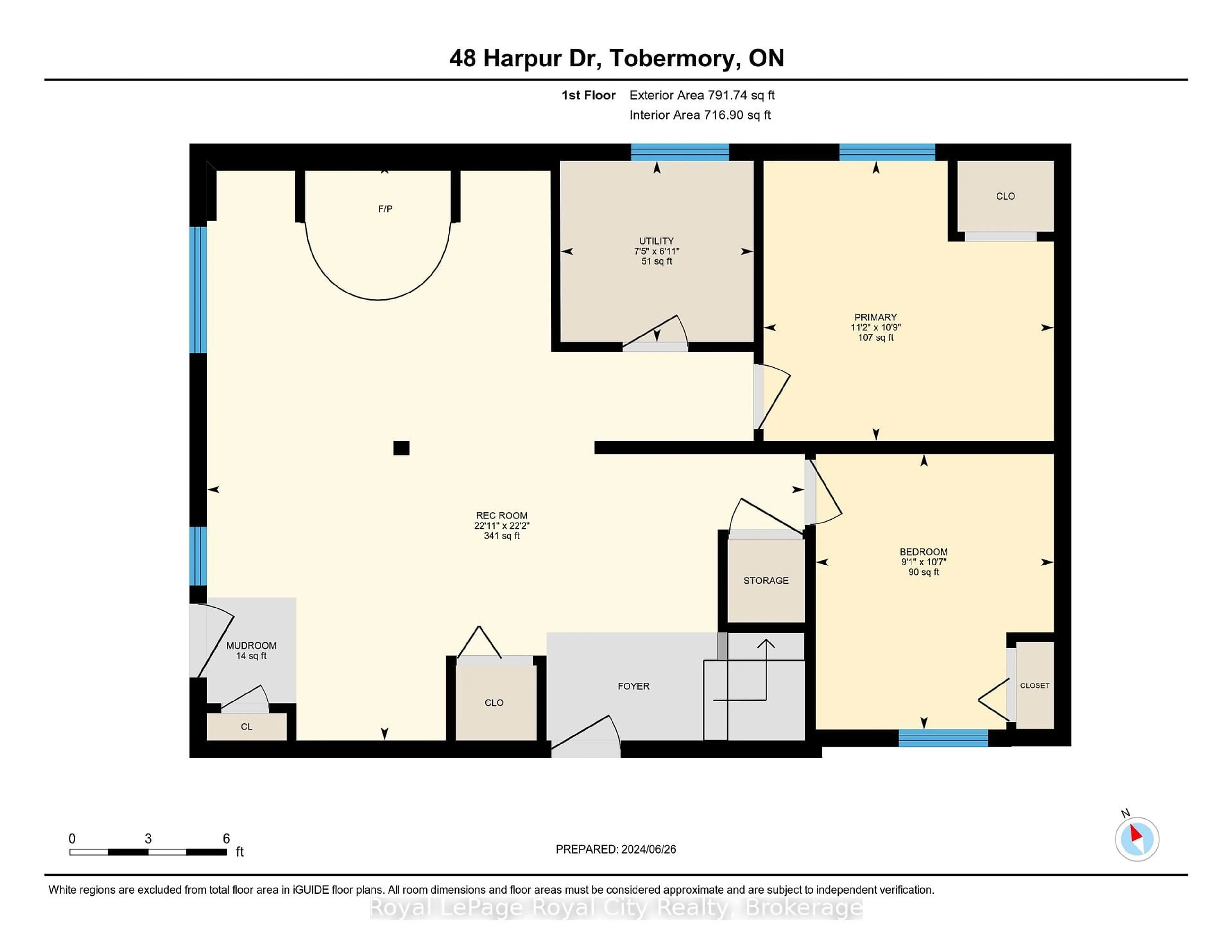 Floor plan for 48 Harpur Dr, Northern Bruce Peninsula Ontario N0H 2R0