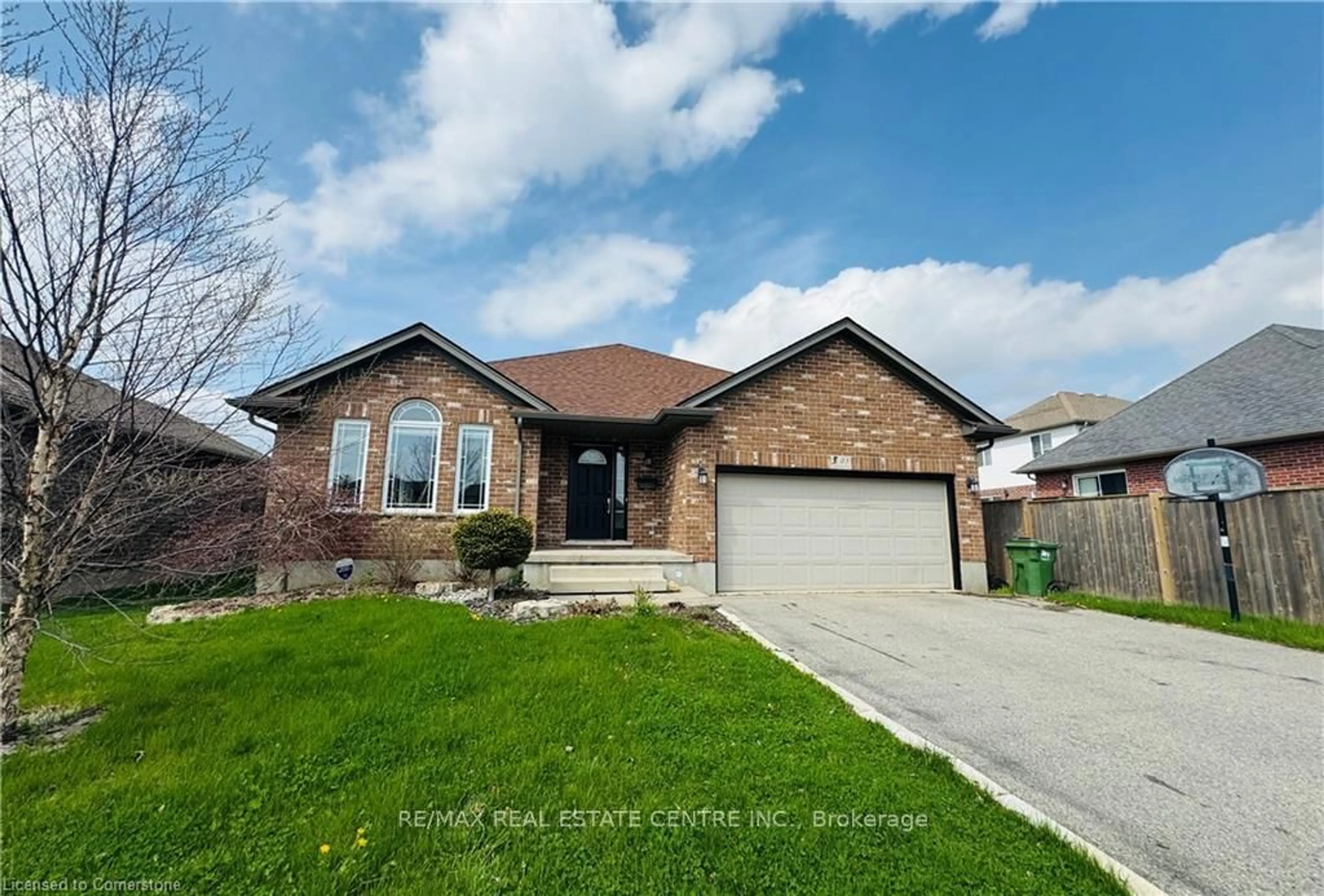 Home with brick exterior material, street for 3 Lawrence Ave, St. Thomas Ontario N5R 0B5