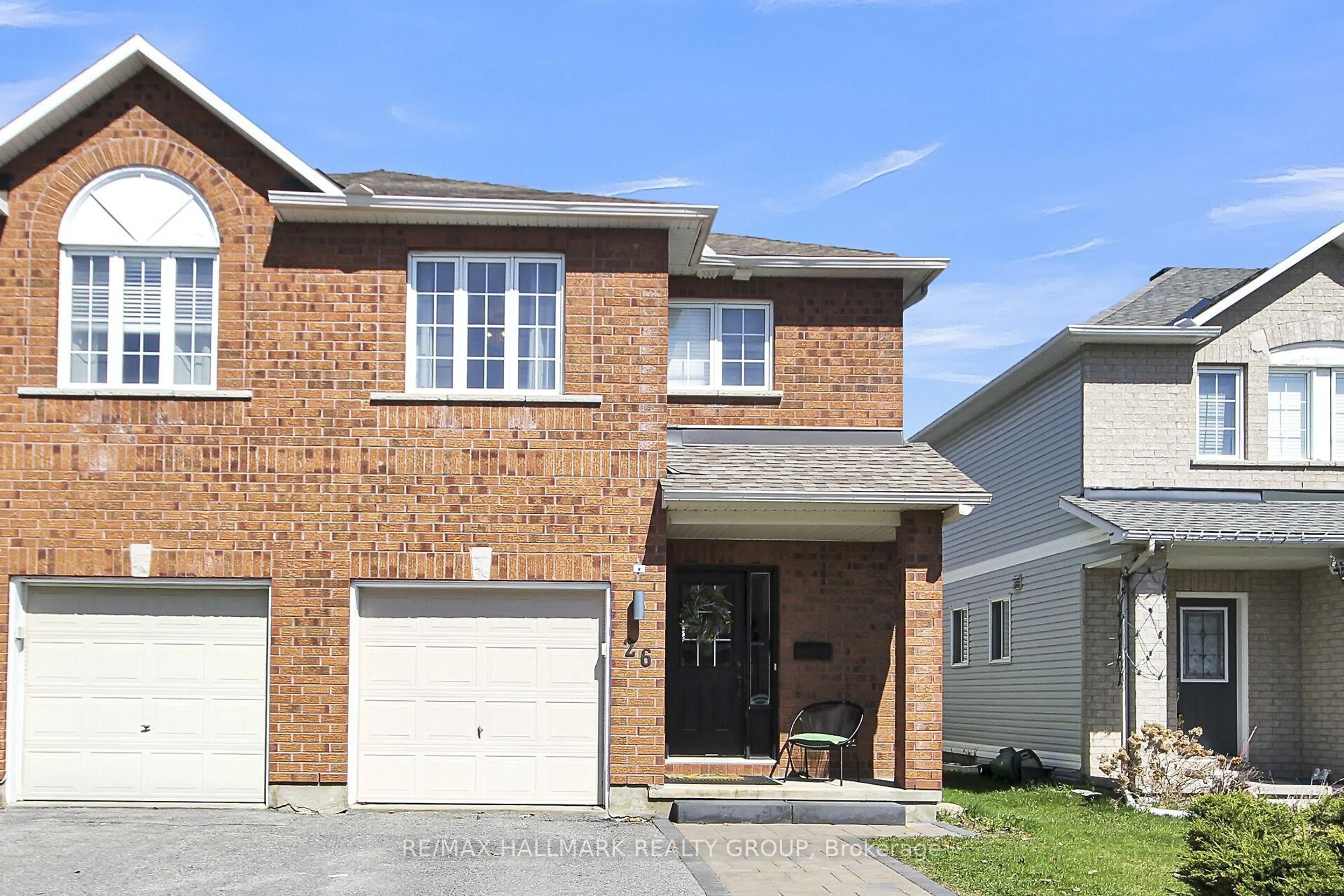 Home with brick exterior material, street for 26 Calaveras Ave, Ottawa Ontario K2J 4Z8