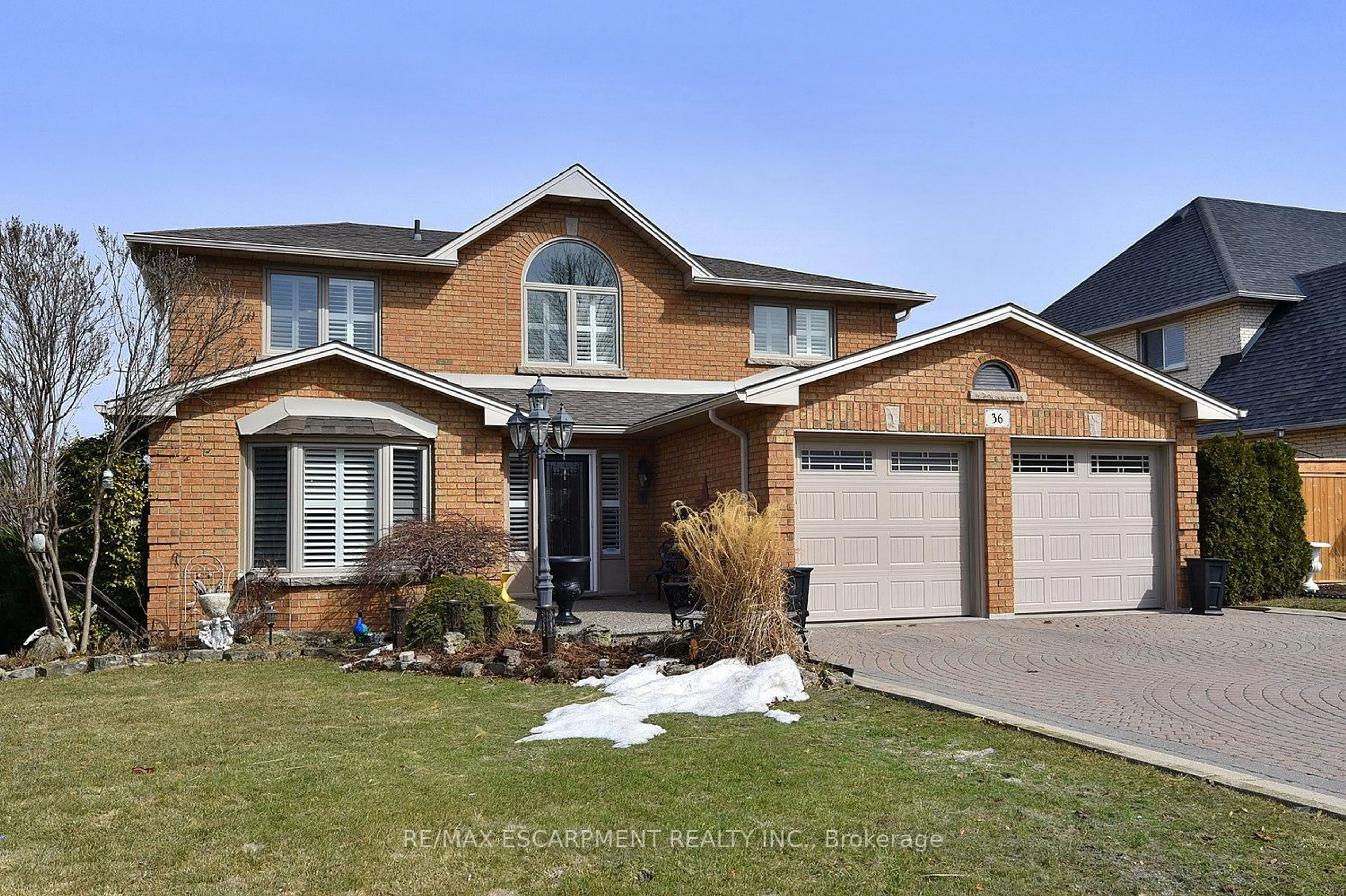 Home with brick exterior material, street for 36 Tommar Pl, Hamilton Ontario L8G 5B4