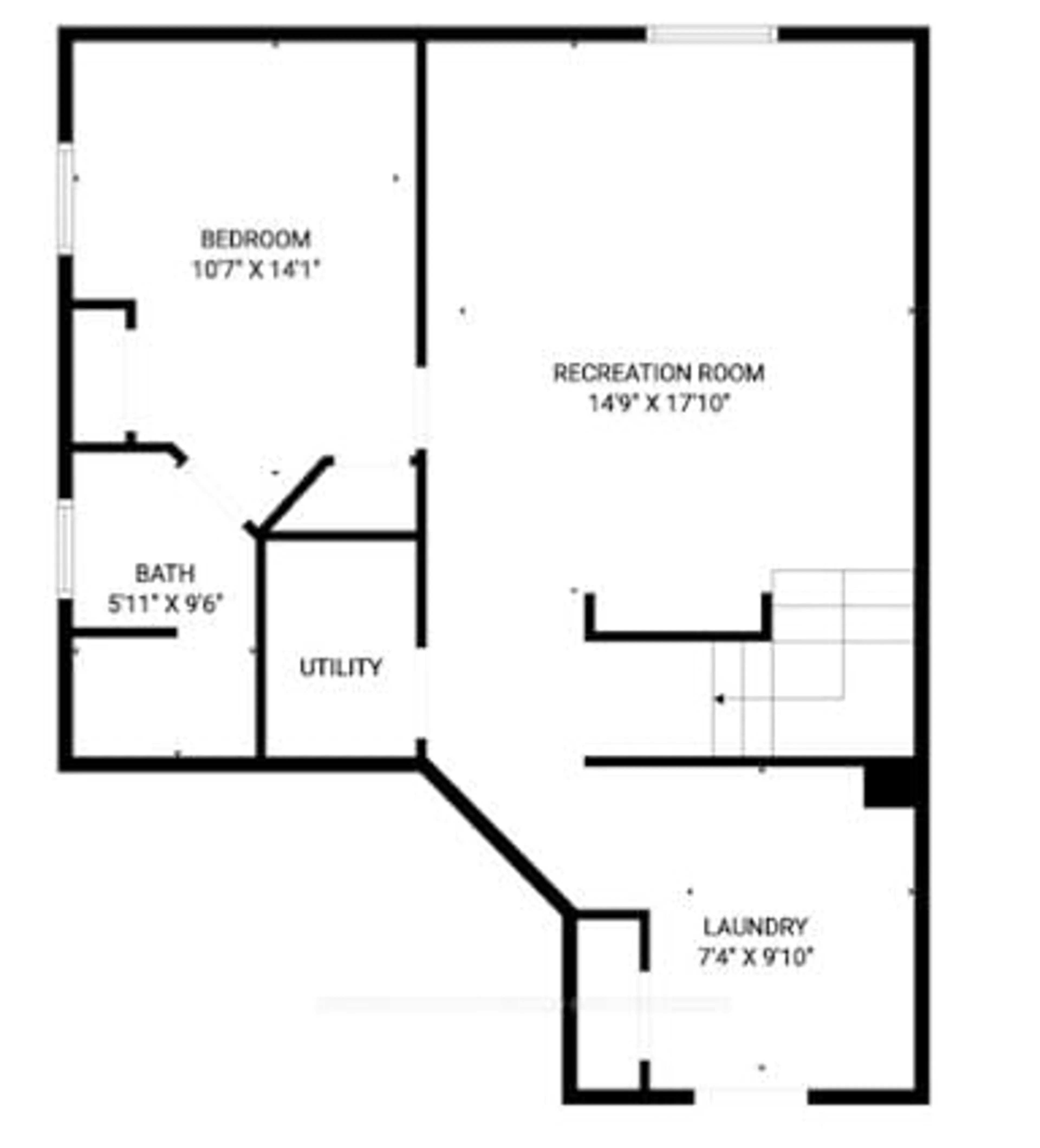 Floor plan for 308 Acadia Dr, Hamilton Ontario L8W 3L1
