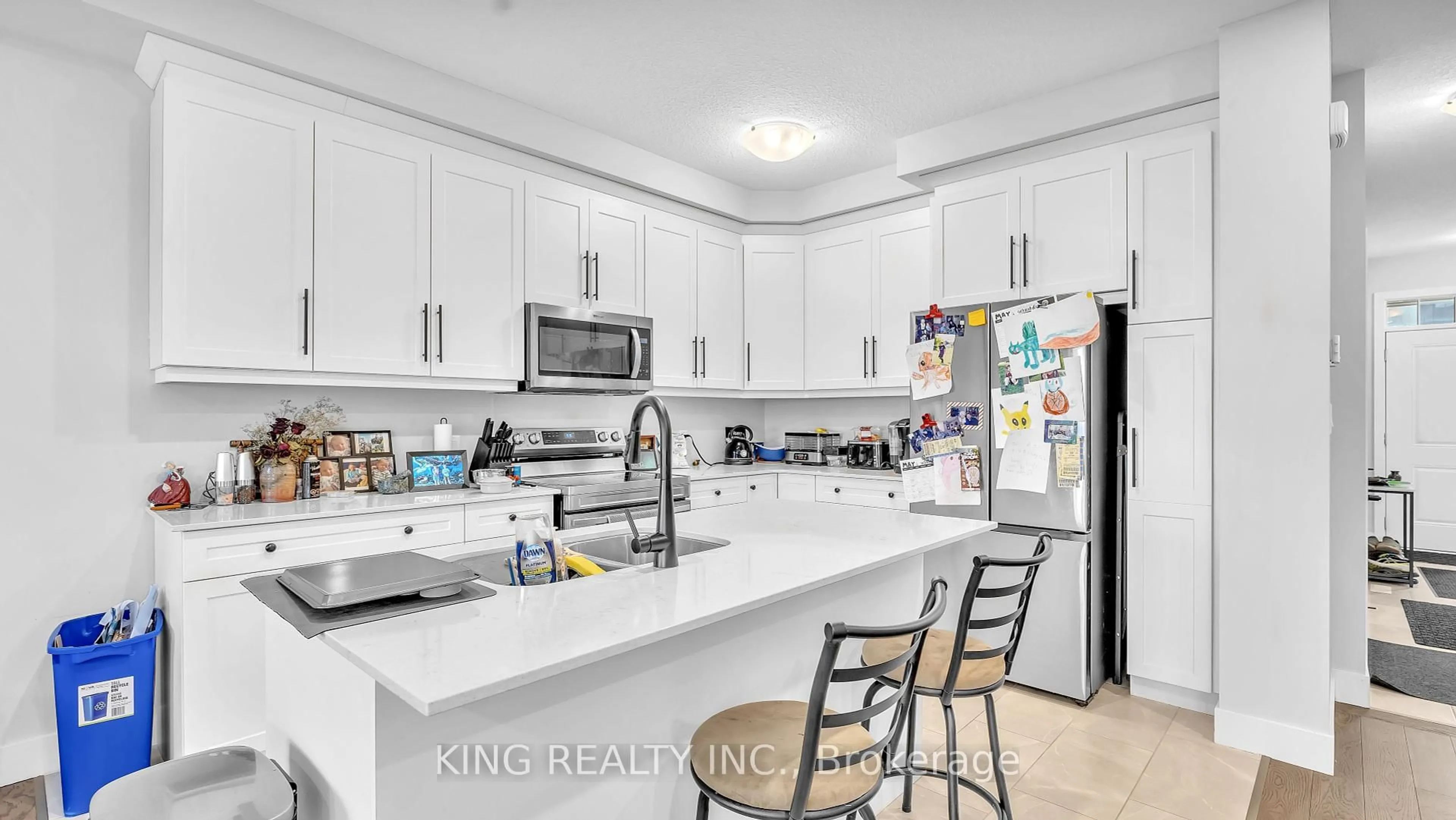 Open concept kitchen, ceramic/tile floor for 1960 Evans Blvd #149, London South Ontario N6M 0A2