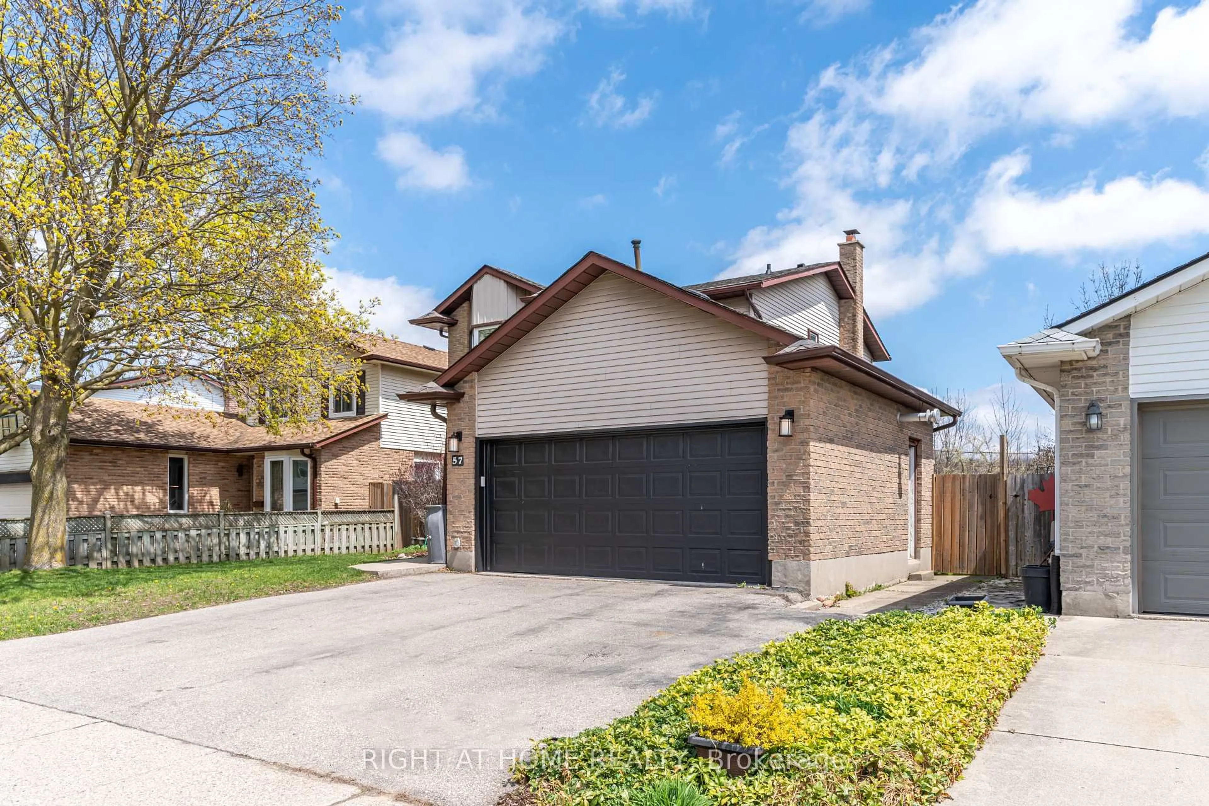 Home with brick exterior material, street for 57 Foxridge Dr, Cambridge Ontario N3C 3L8