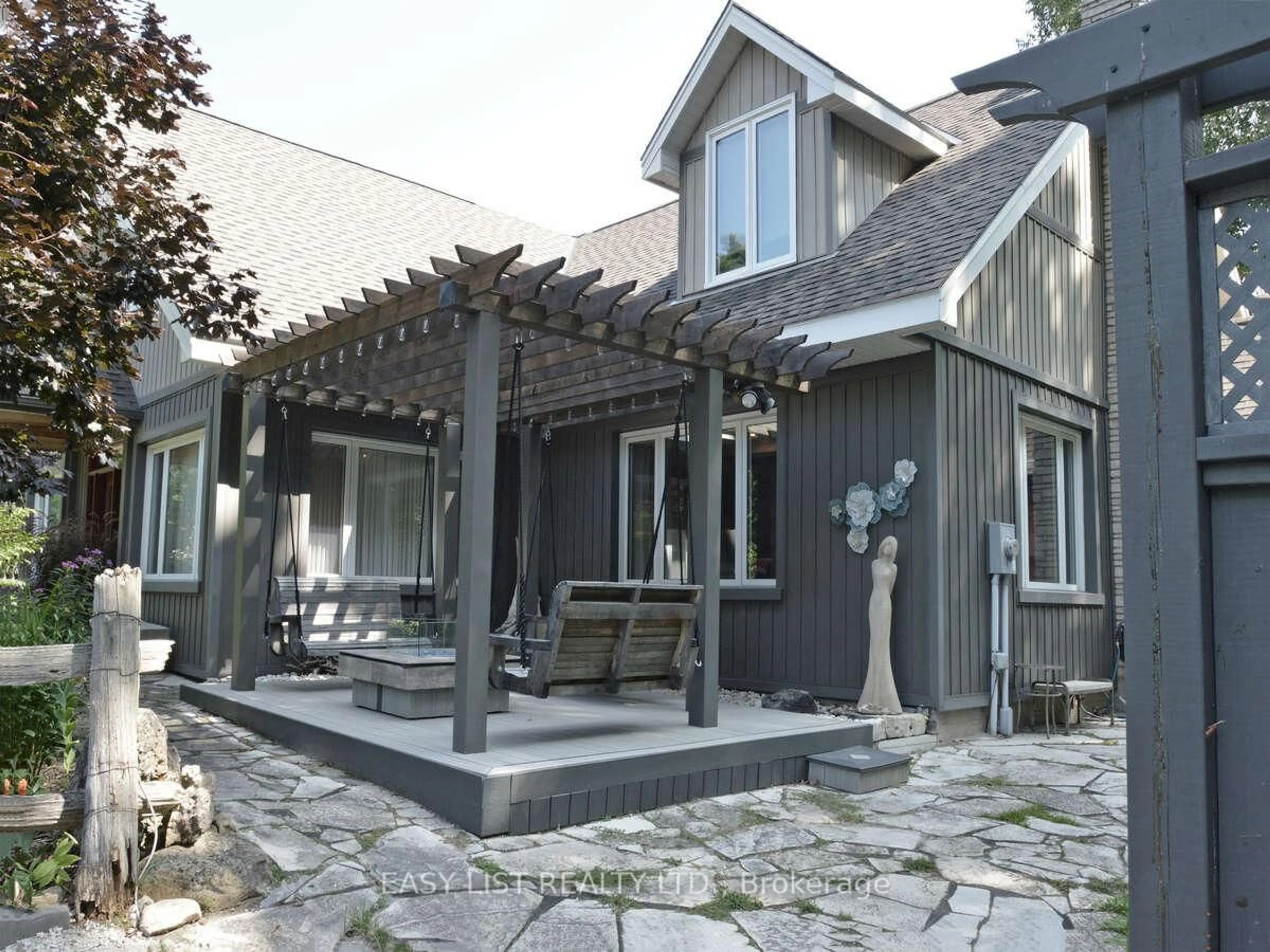 Patio, street for 424 Huron Rd, South Bruce Peninsula Ontario N0H 2T0