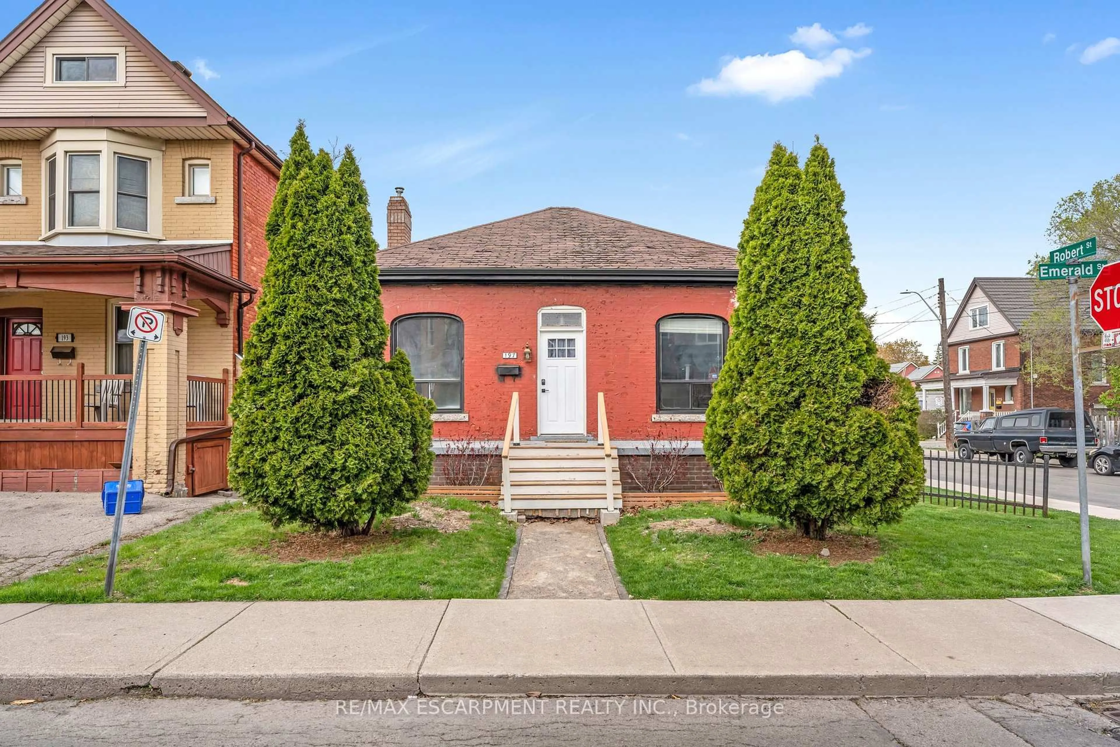 Home with brick exterior material, street for 197 EMERALD St, Hamilton Ontario L8L 5K9