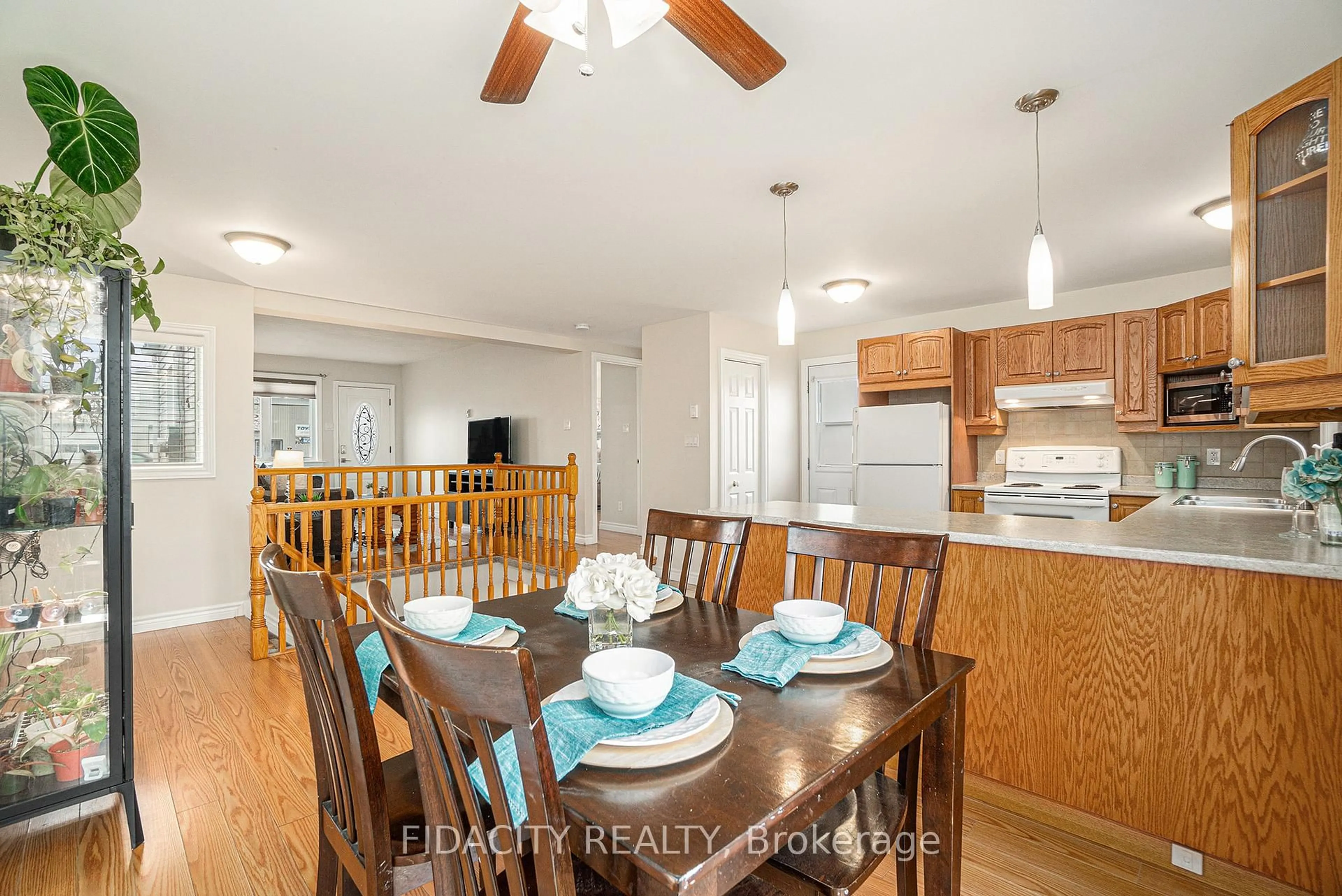 Open concept kitchen, wood/laminate floor for 230 Main St, North Dundas Ontario K0C 1H0