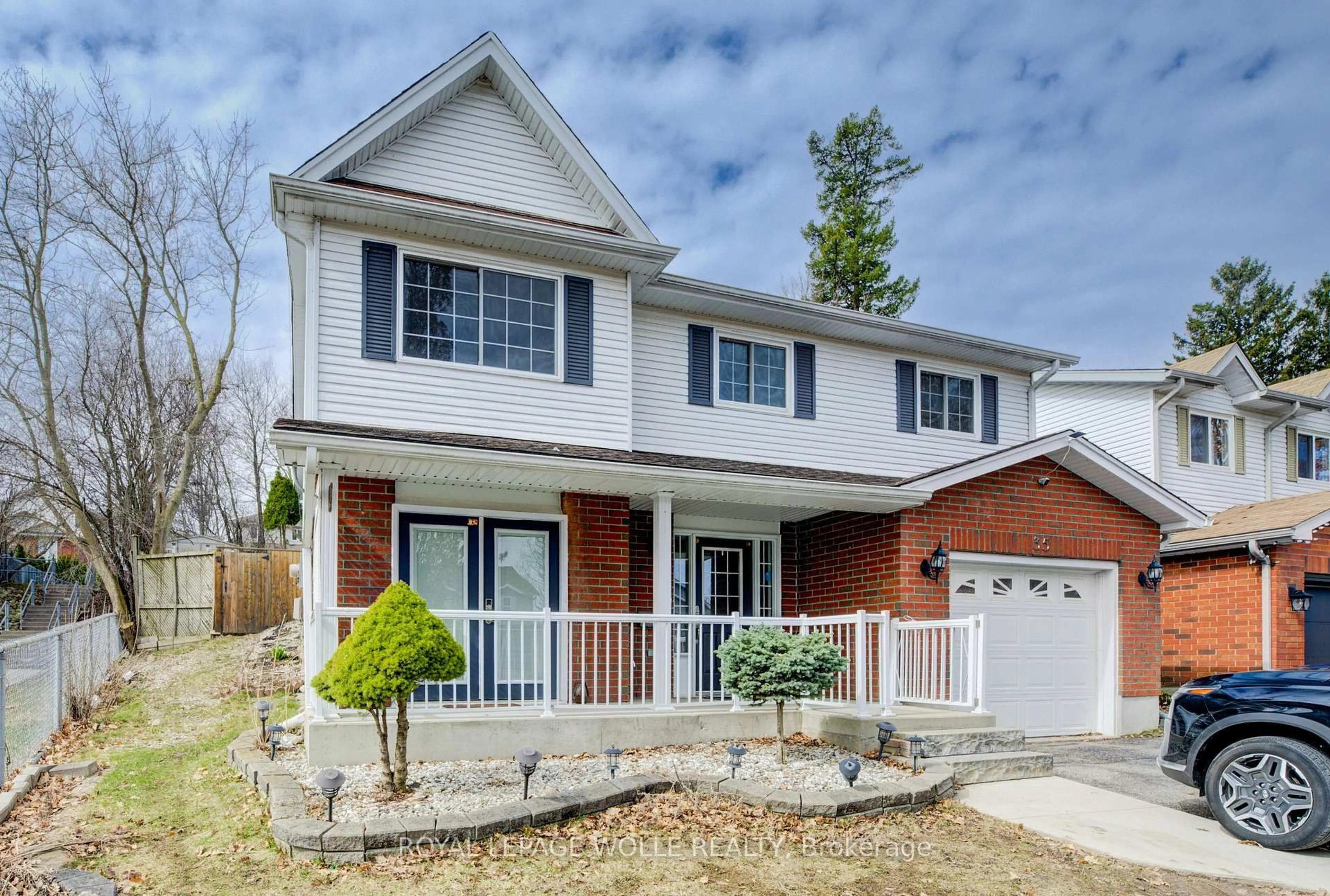 Home with brick exterior material, street for 35 Wildlark Cres, Kitchener Ontario N2N 3E8