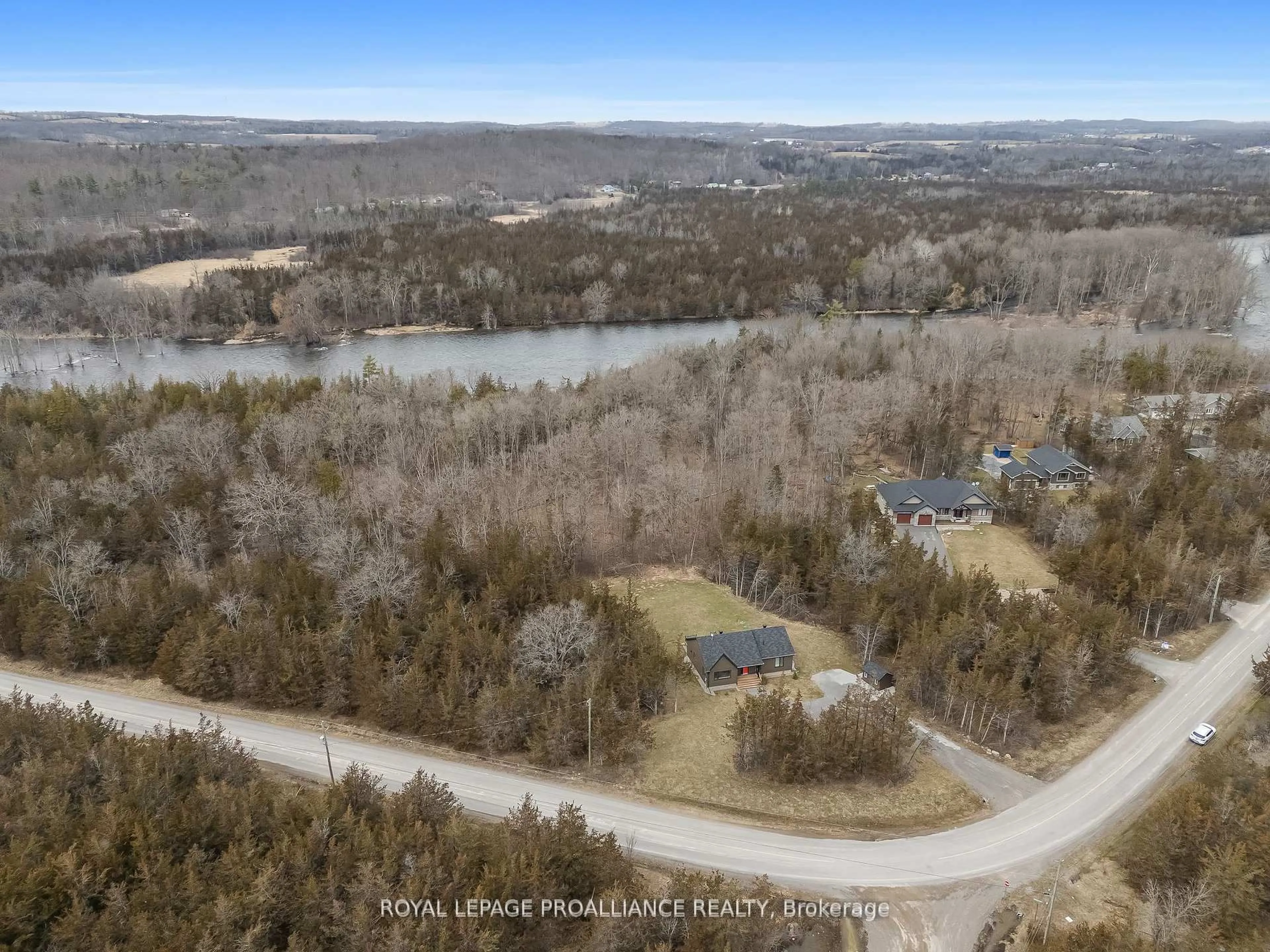 A pic from outside/outdoor area/front of a property/back of a property/a pic from drone, water/lake/river/ocean view for 228 Meyers Island Rd, Trent Hills Ontario K0L 1L0