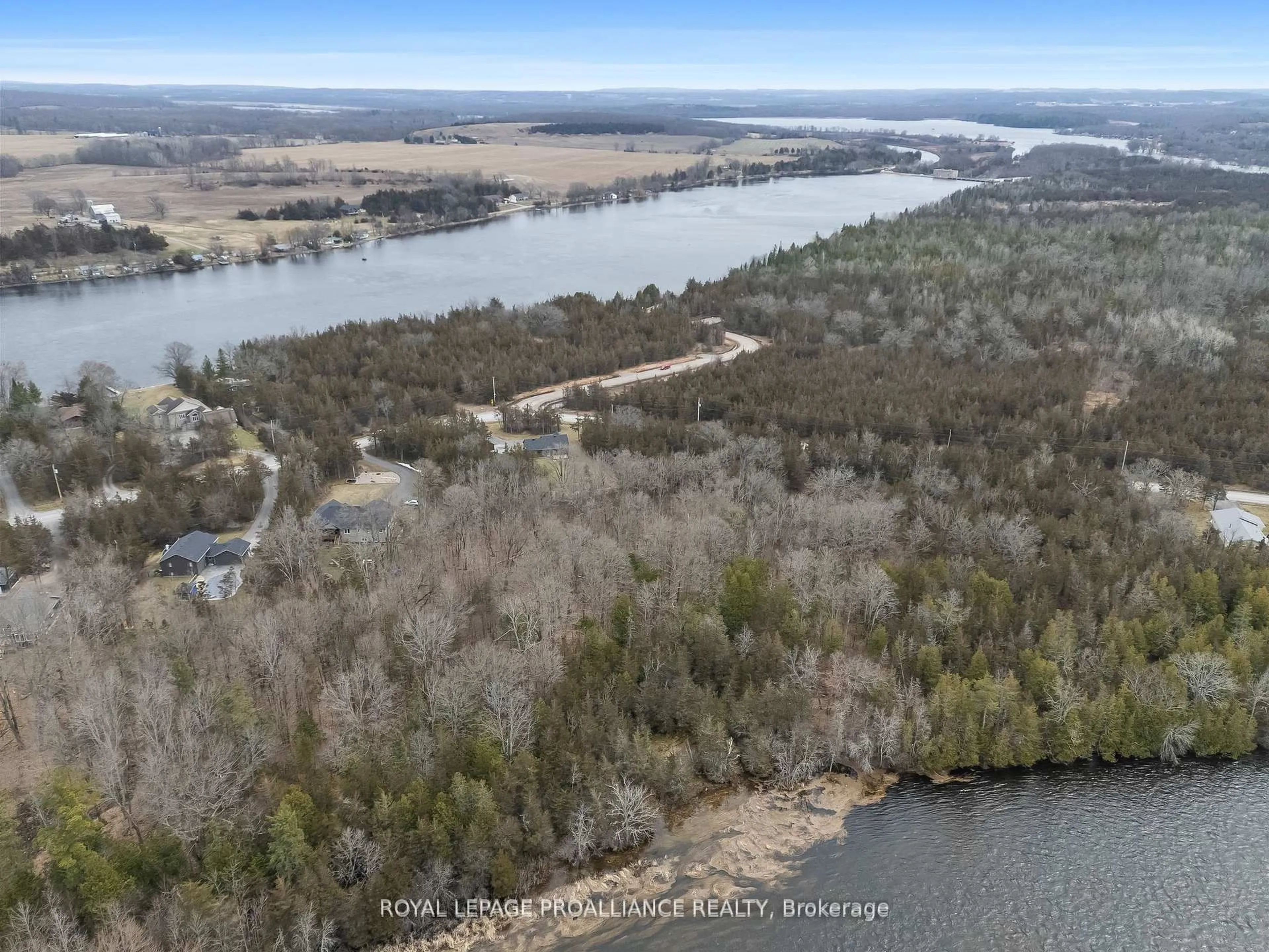 A pic from outside/outdoor area/front of a property/back of a property/a pic from drone, water/lake/river/ocean view for 228 Meyers Island Rd, Trent Hills Ontario K0L 1L0