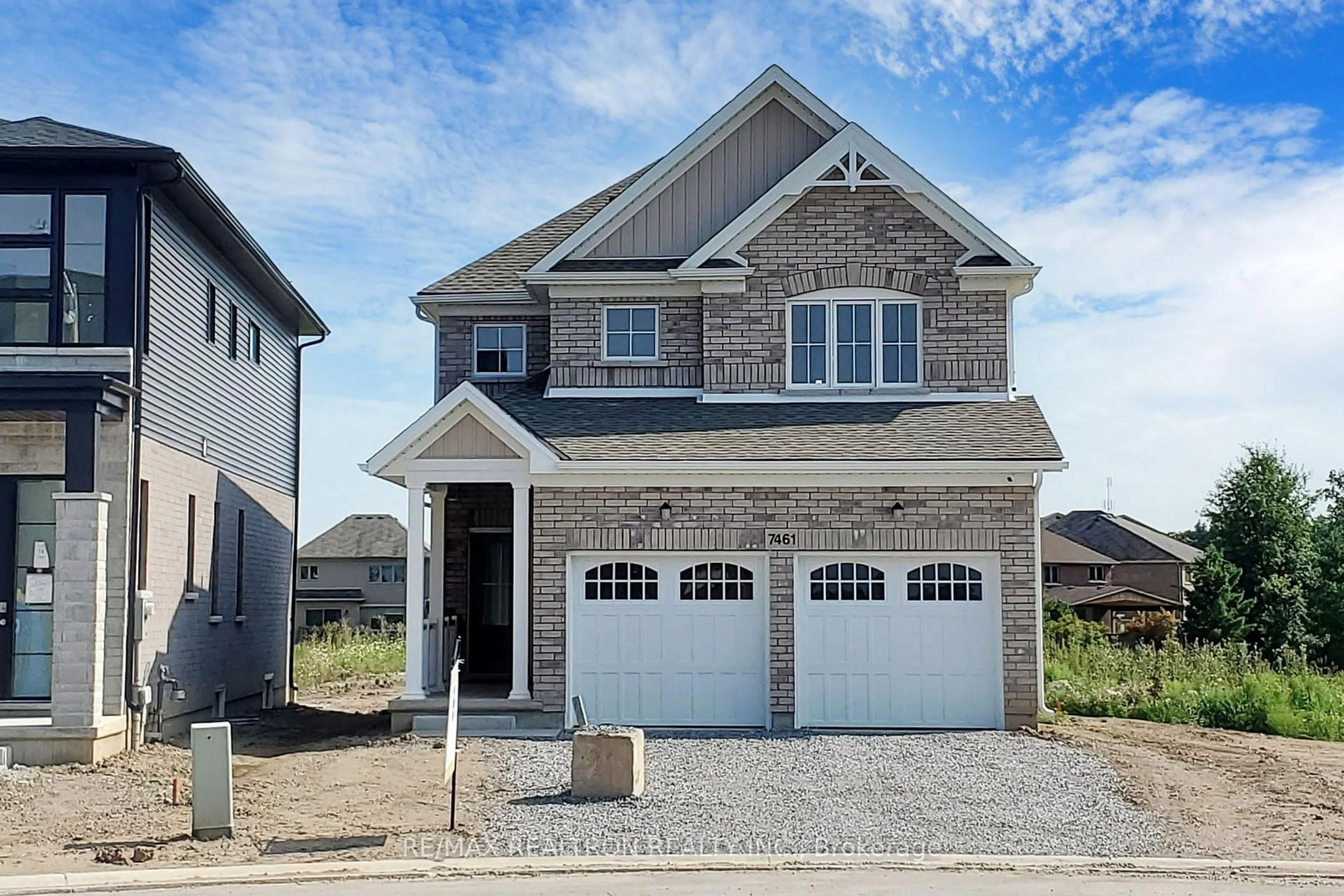 Home with brick exterior material, street for 7461 Majestic Tr, Niagara Falls Ontario L2H 0K7