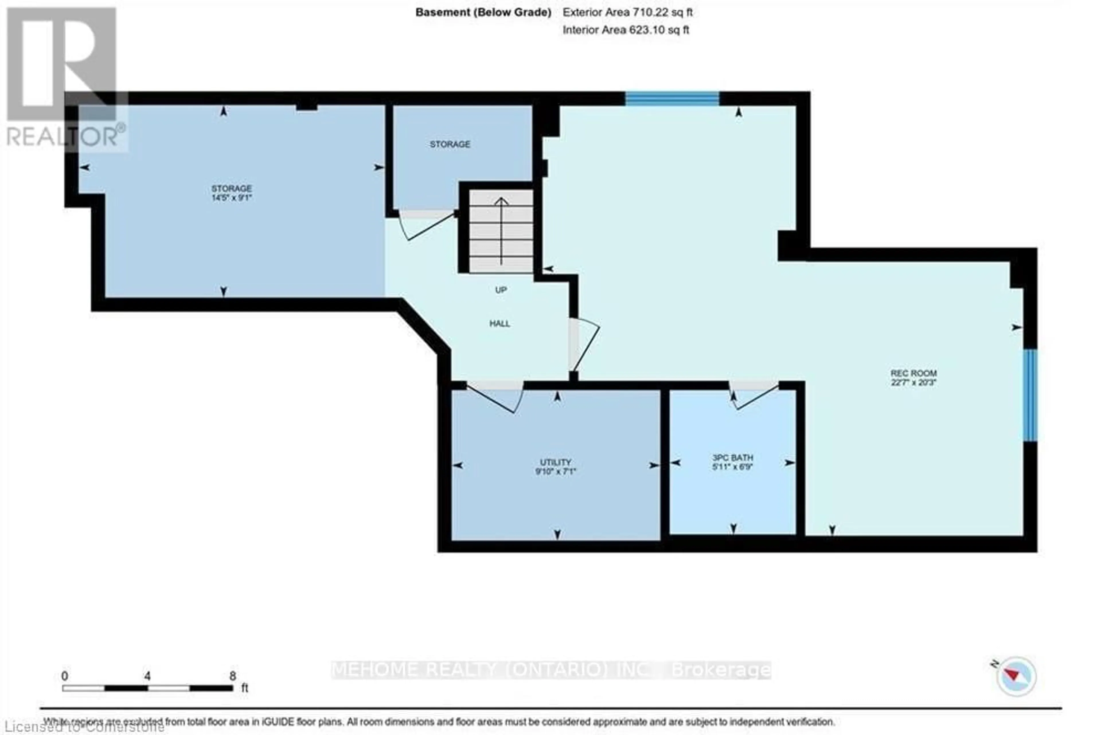 Floor plan for 605 Goldthread St, Waterloo Ontario N2V 2X6