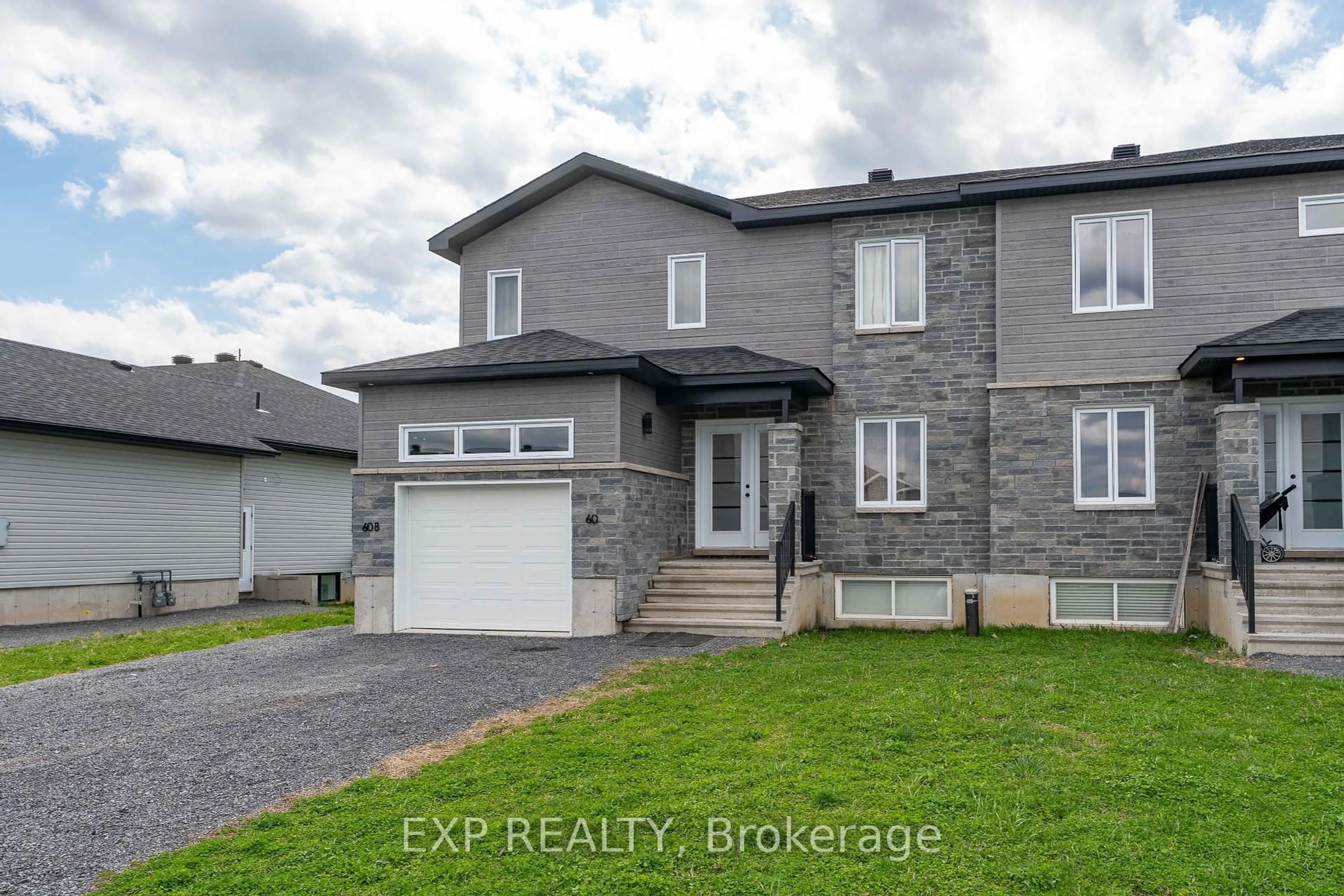 A pic from outside/outdoor area/front of a property/back of a property/a pic from drone, street for 60 HORIZON St, The Nation Ontario K0A 3C0