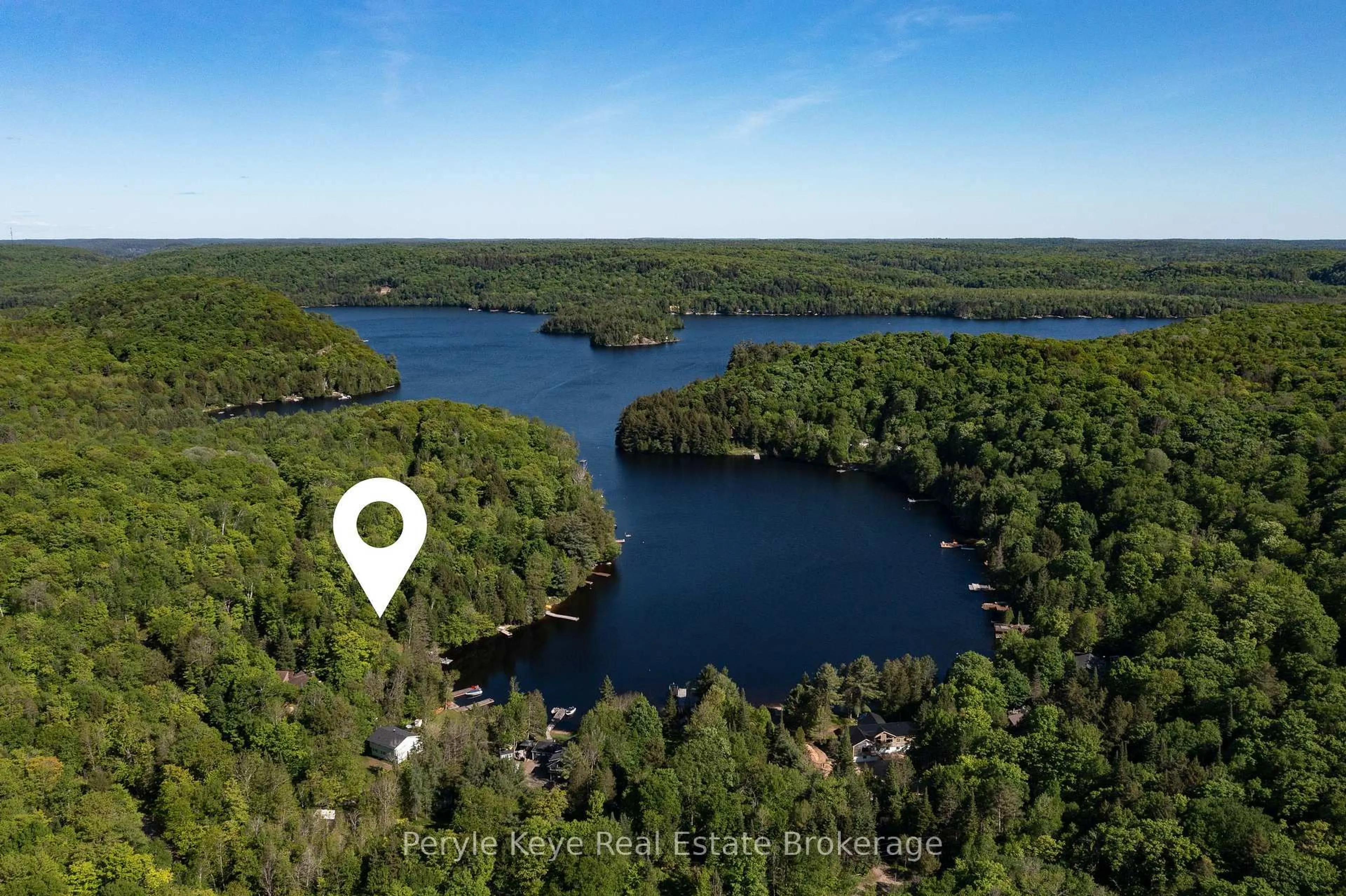 Picture of a map for 1305 Bellwood Acres Rd, Lake of Bays Ontario P0B 1A0