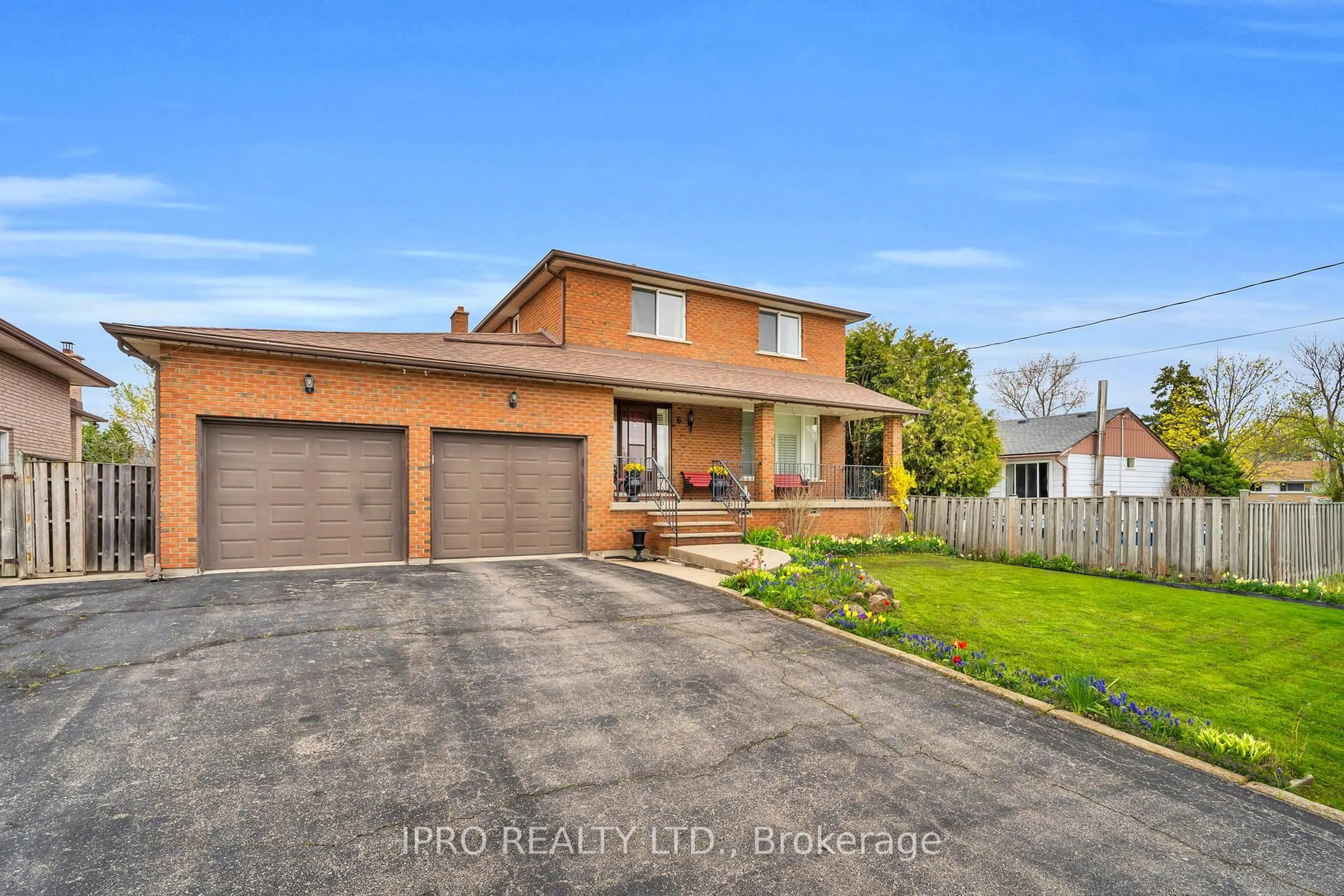 Home with brick exterior material, street for 6 Leckie Ave, Hamilton Ontario L8J 2S8