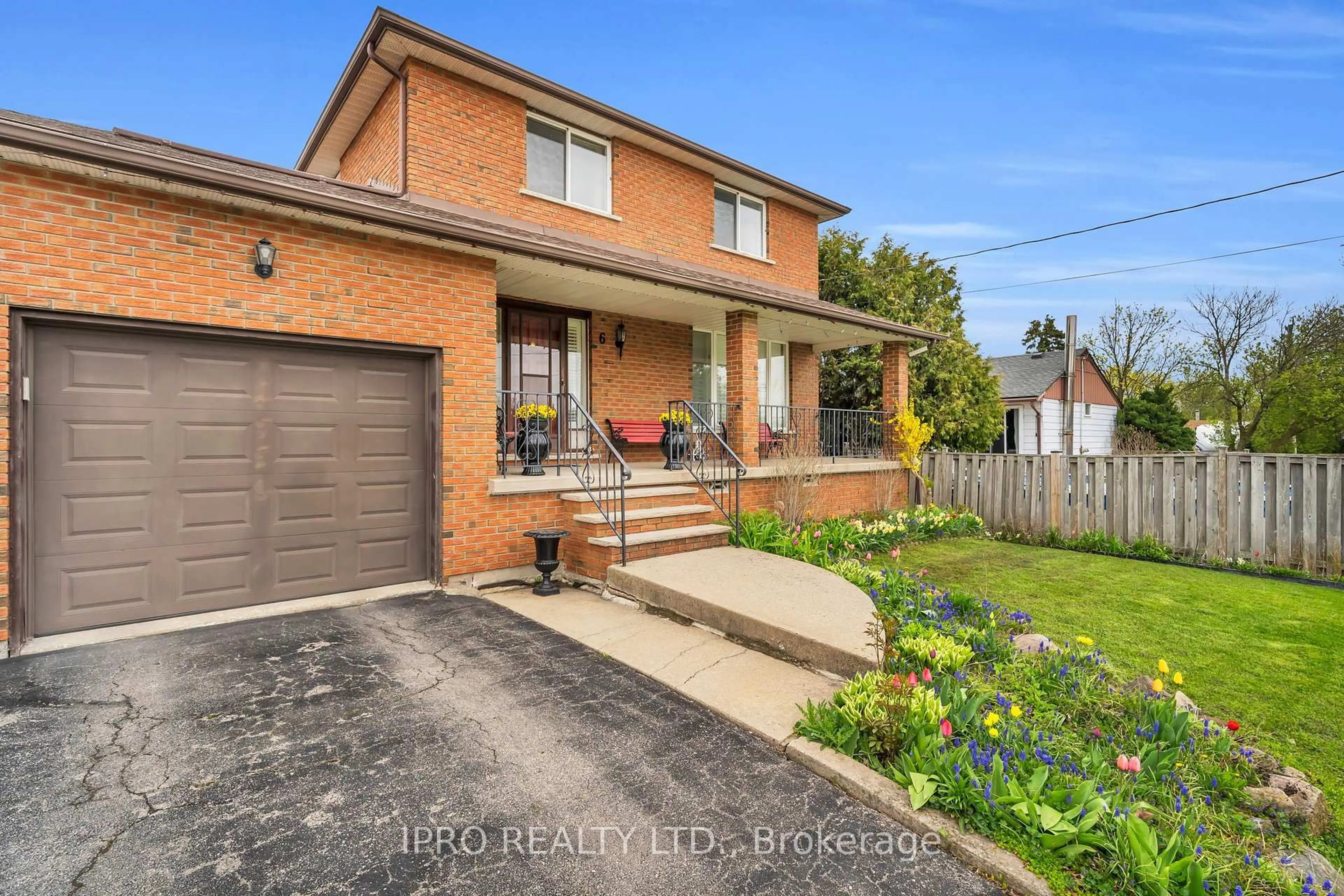 Home with brick exterior material, street for 6 Leckie Ave, Hamilton Ontario L8J 2S8