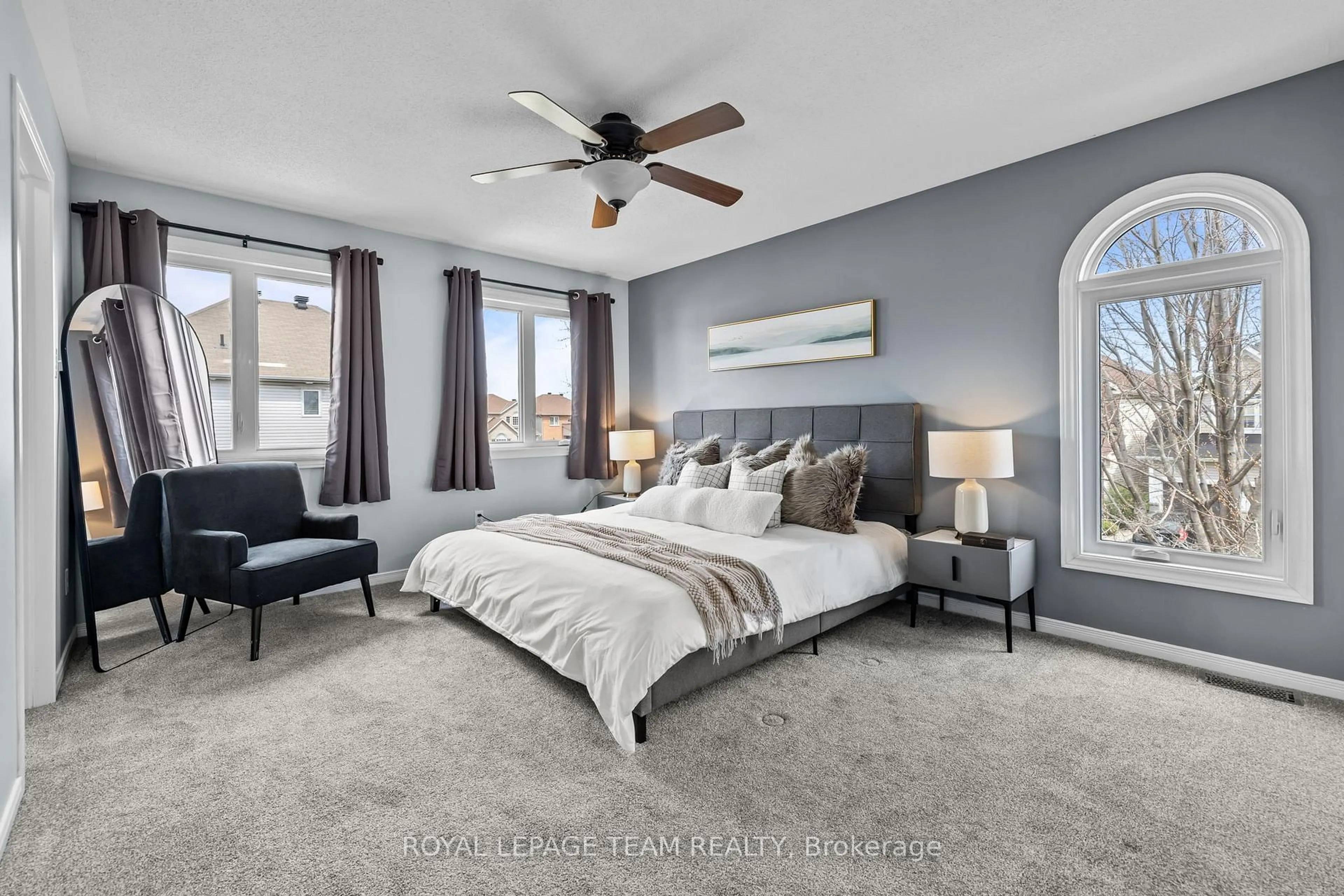 Bedroom with bed, unknown for 521 Stonechurch Way, Ottawa Ontario K2J 0C6