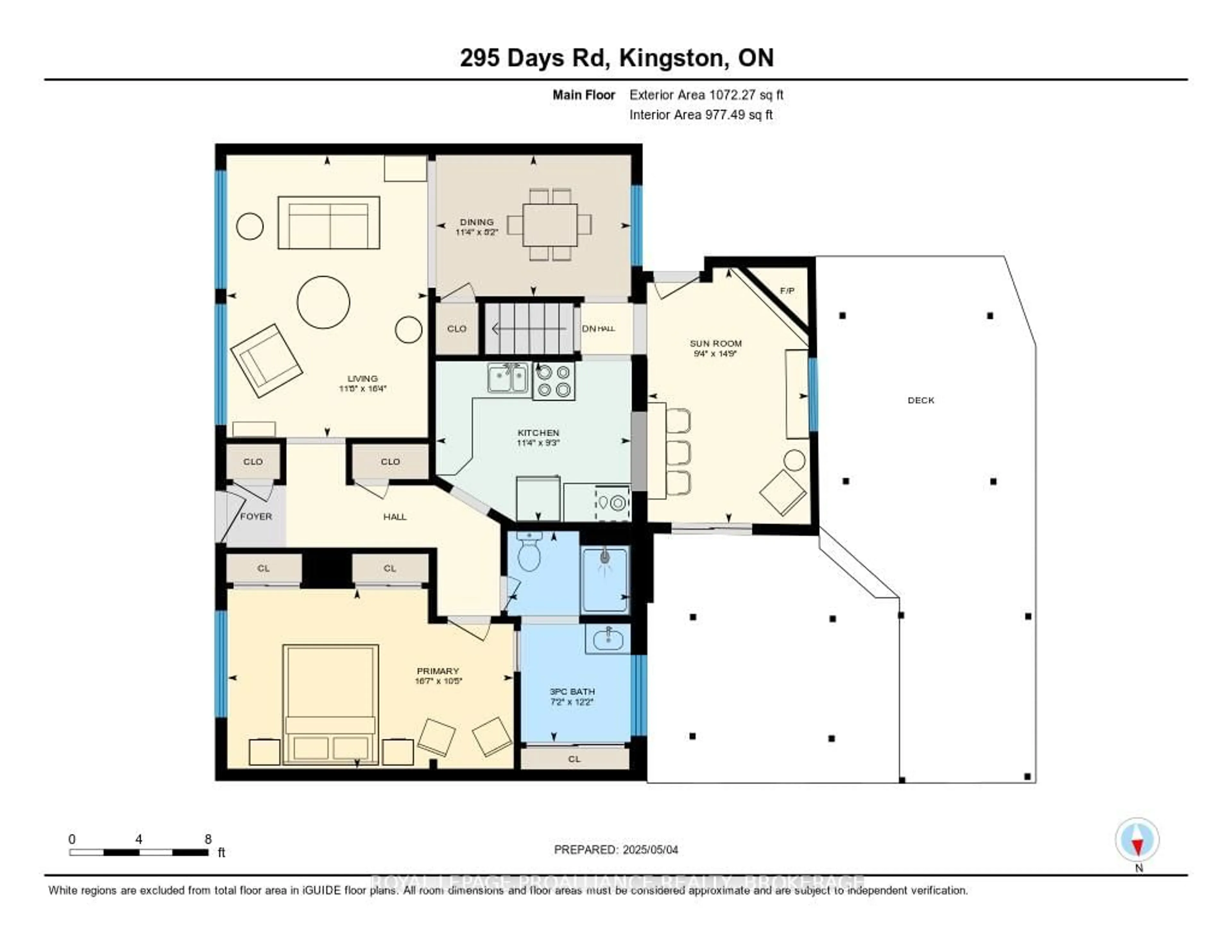 Floor plan for 295 Days Rd, Kingston Ontario K7M 3R4
