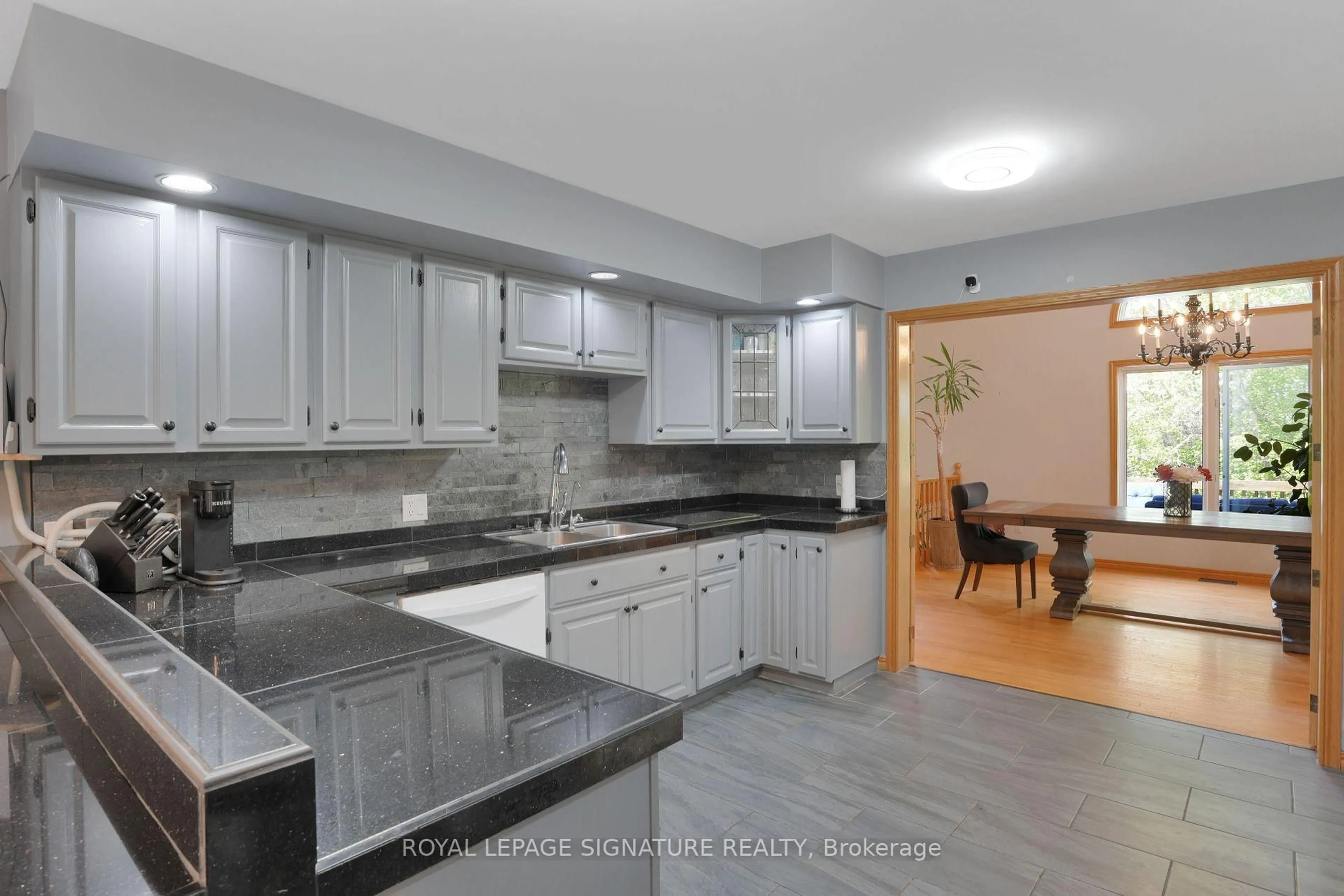 Open concept kitchen, ceramic/tile floor for 40249 Combermere Rd, Barry's Bay Ontario K0J 1B0