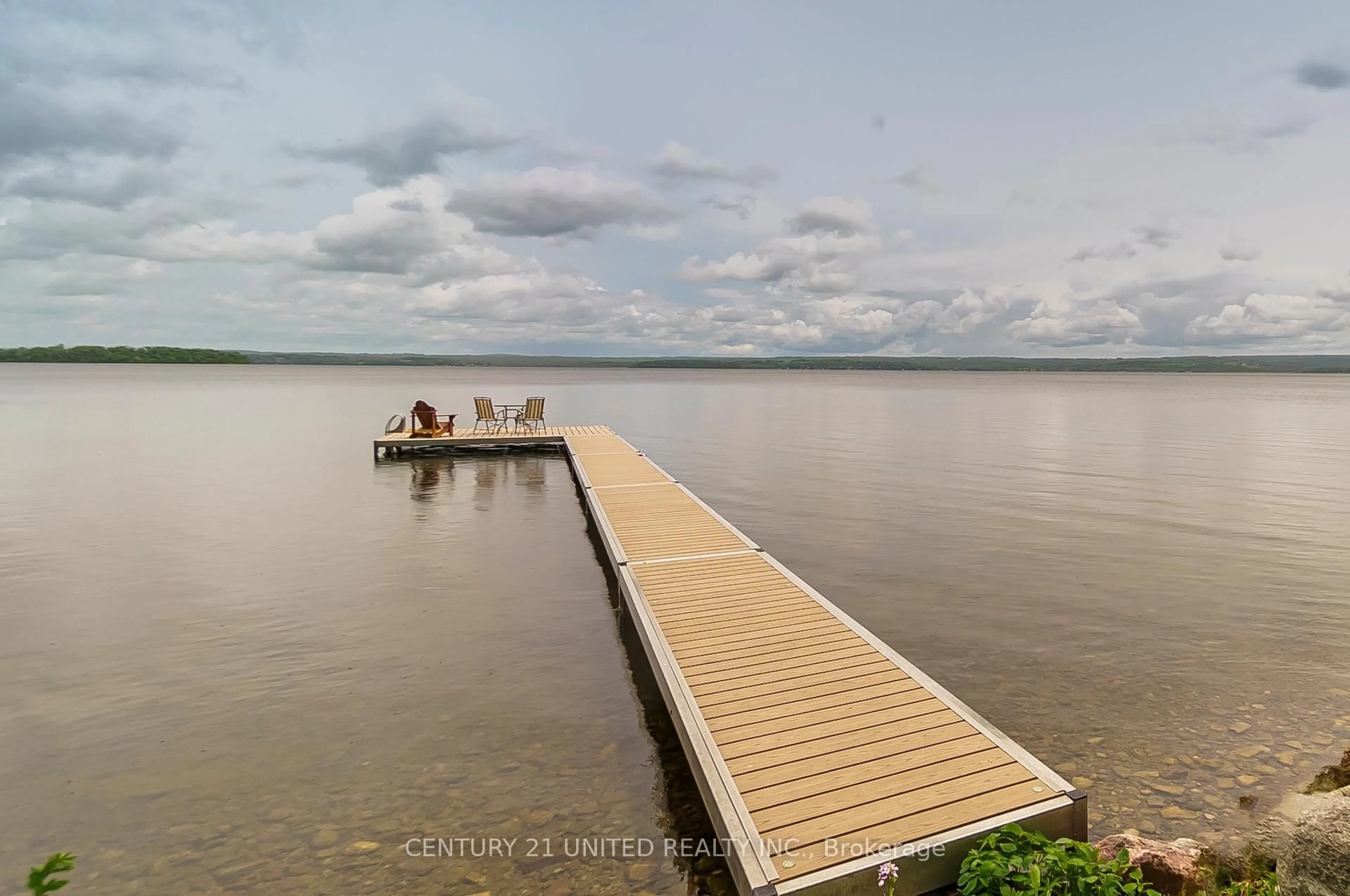 A pic from outside/outdoor area/front of a property/back of a property/a pic from drone, water/lake/river/ocean view for 37 Lakeshore Rd, Hiawatha First Nation Ontario K0L 2G0
